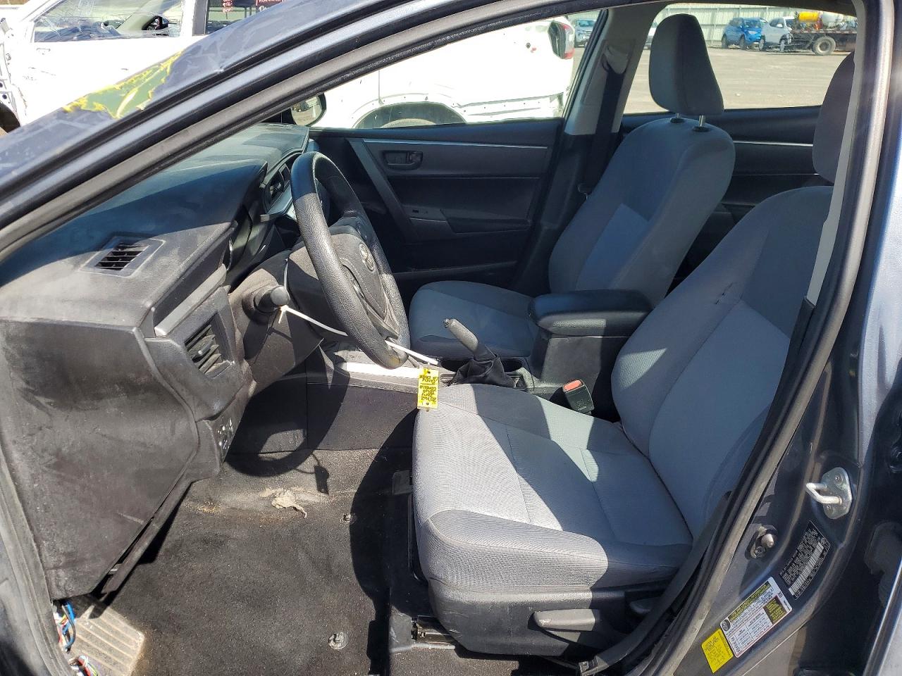 2014 Toyota Corolla L Gray vin: 2T1BURHE4EC179593