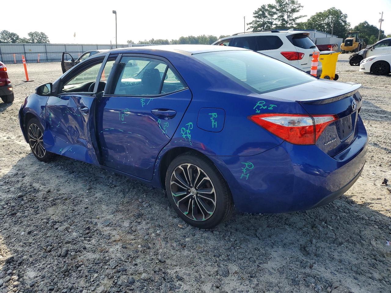 2014 Toyota Corolla S Plus Blue vin: 2T1BURHE4EC182669