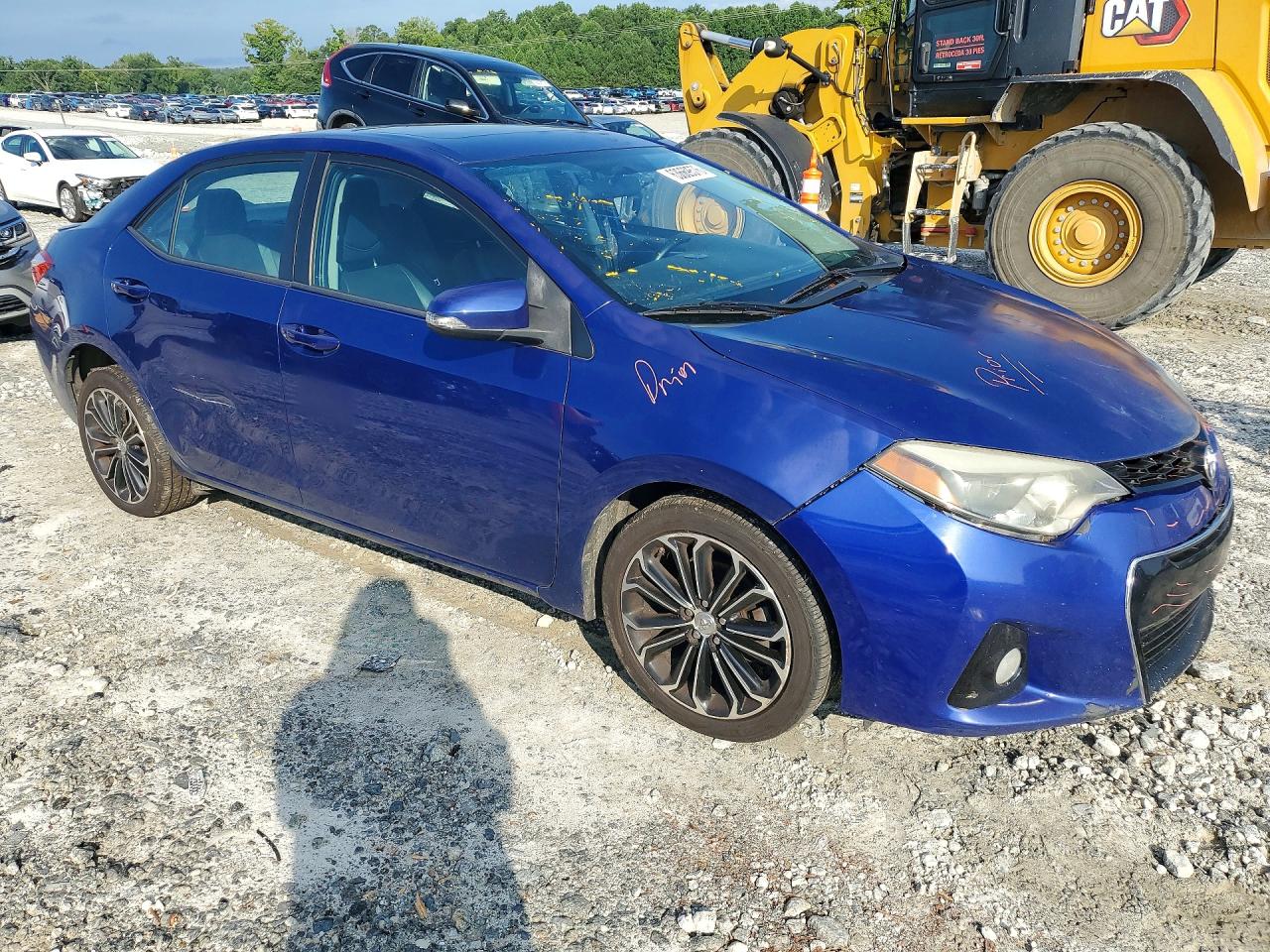 2014 Toyota Corolla S Plus Blue vin: 2T1BURHE4EC182669