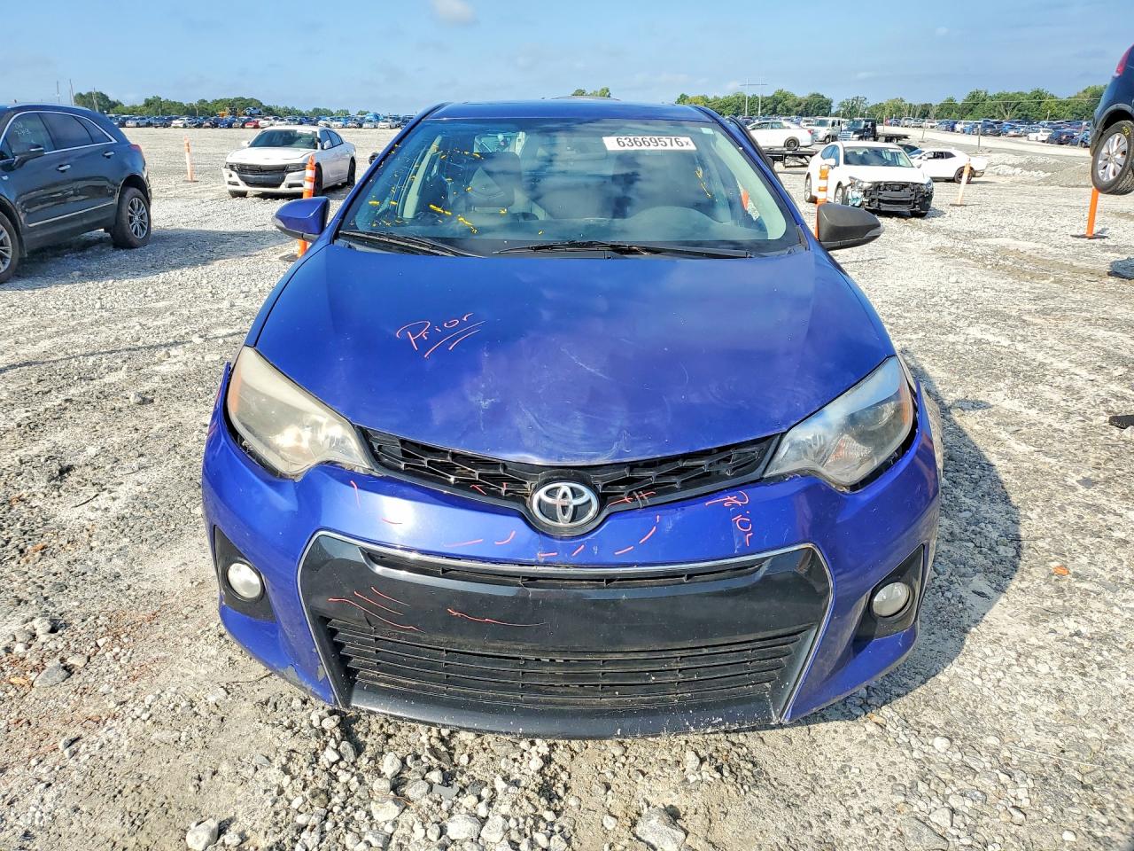 2014 Toyota Corolla S Plus Blue vin: 2T1BURHE4EC182669