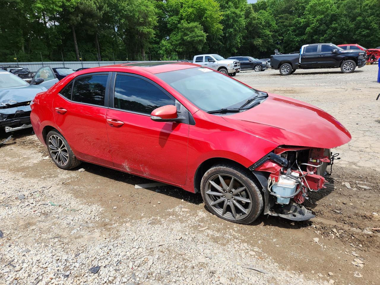2014 Toyota Corolla S Plus Красный vin: 2T1BURHE4EC182946