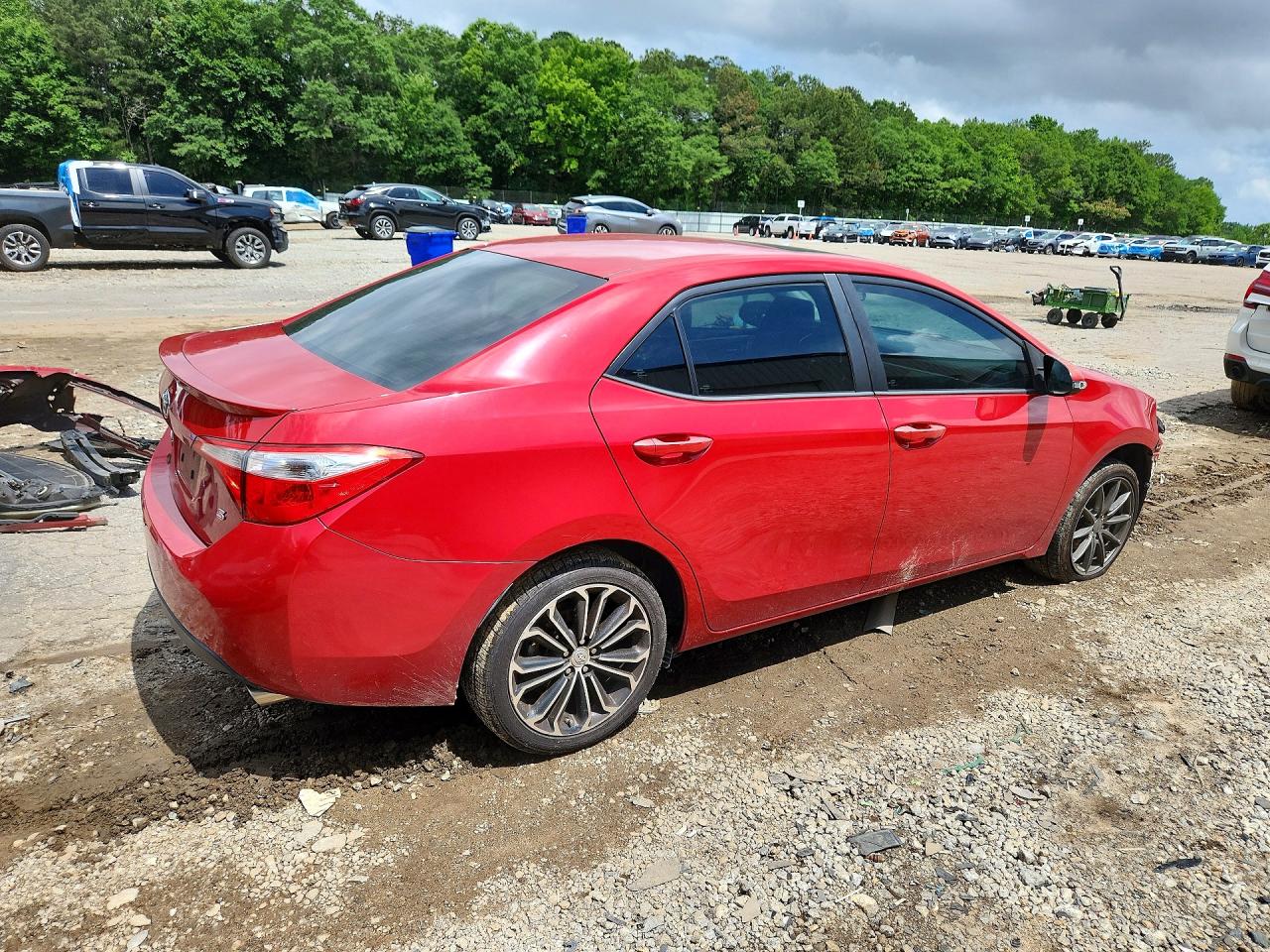 2014 Toyota Corolla S Plus Красный vin: 2T1BURHE4EC182946