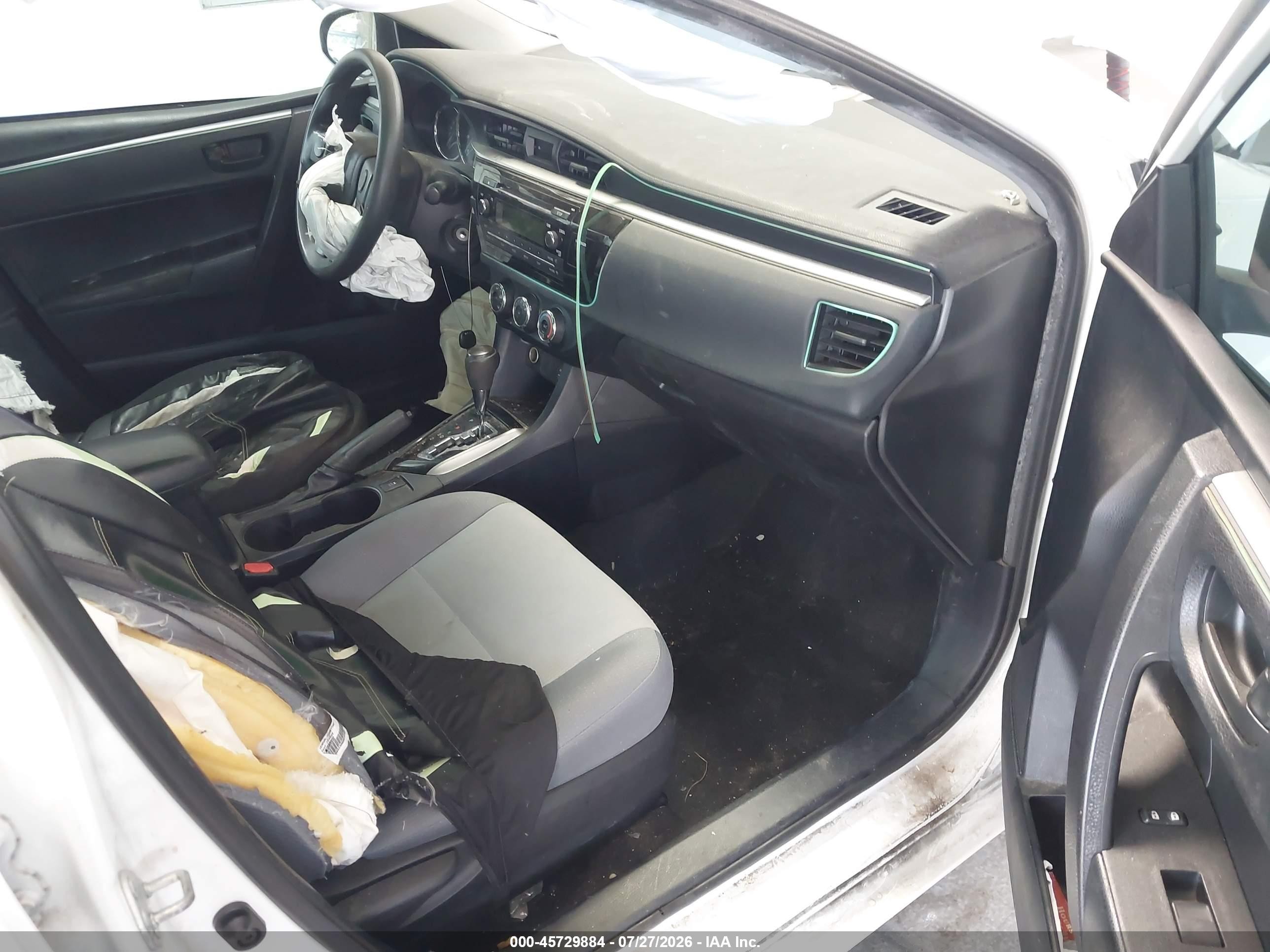 2014 Toyota Corolla L White vin: 2T1BURHE4EC185748