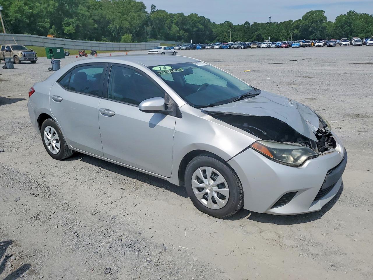 2014 Toyota Corolla Silver vin: 2T1BURHE4EC189430