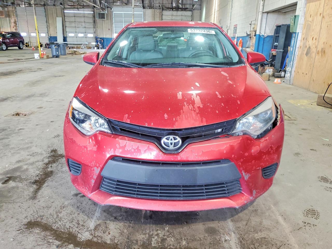 2014 Toyota Corolla Le Red vin: 2T1BURHE4EC208977