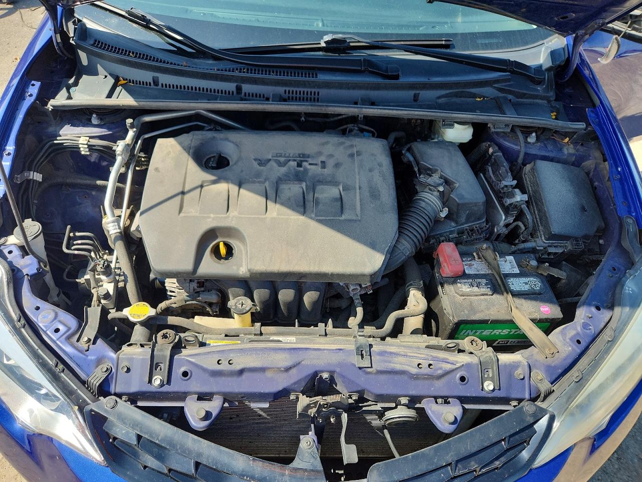 2014 Toyota Corolla S Plus Blue vin: 2T1BURHE4EC215637