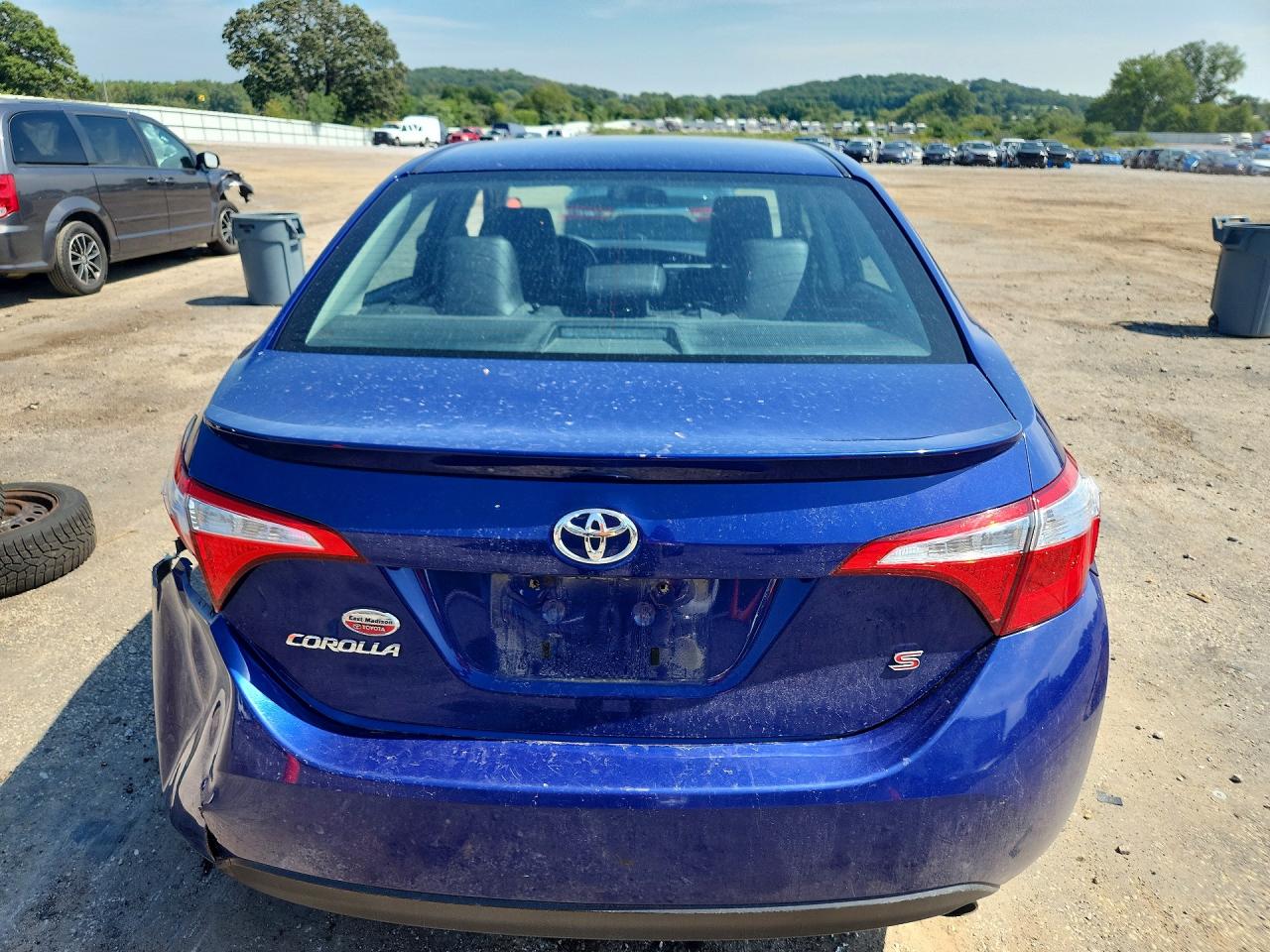 2014 Toyota Corolla S Plus Blue vin: 2T1BURHE4EC215637