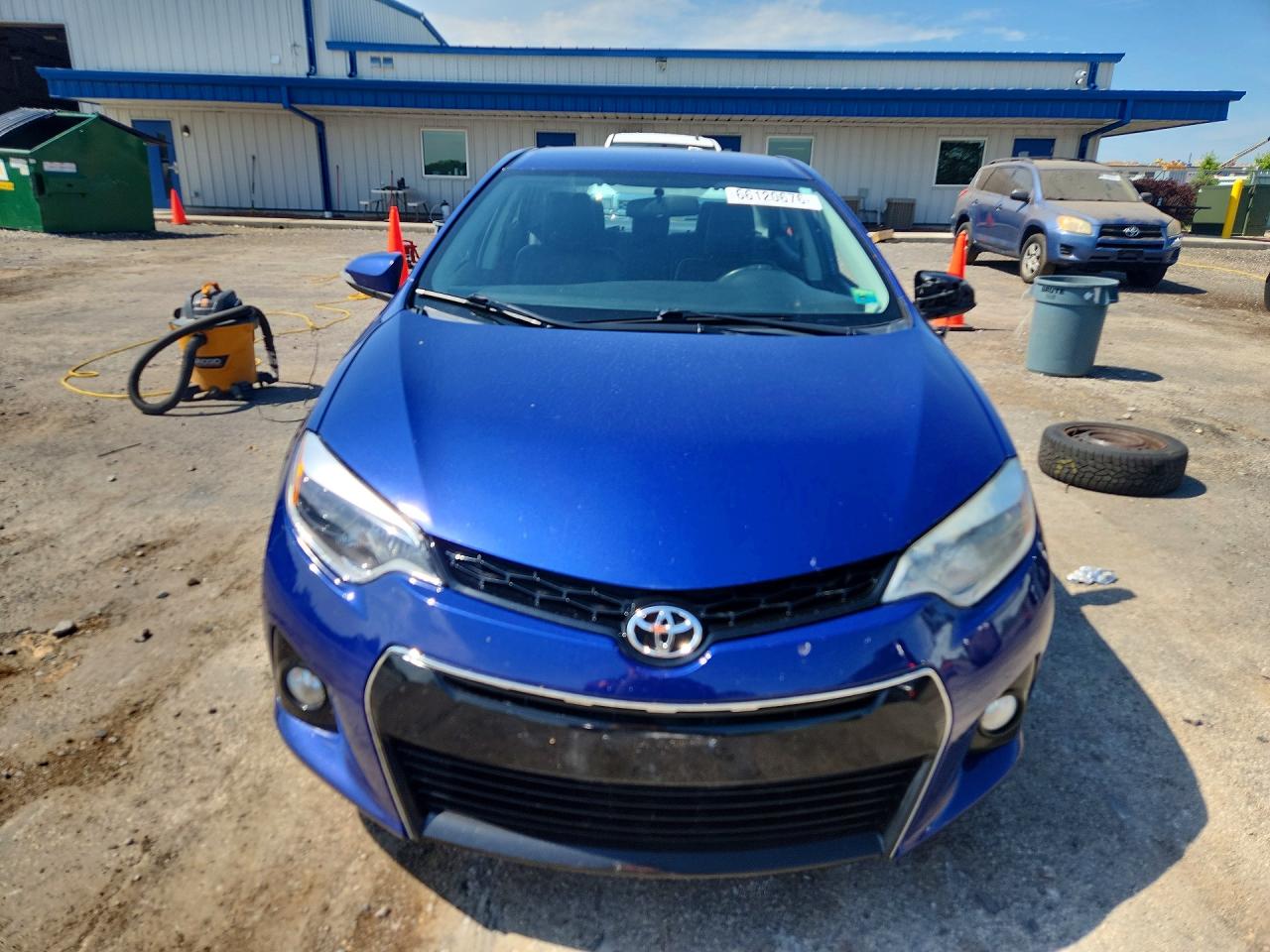 2014 Toyota Corolla S Plus Blue vin: 2T1BURHE4EC215637
