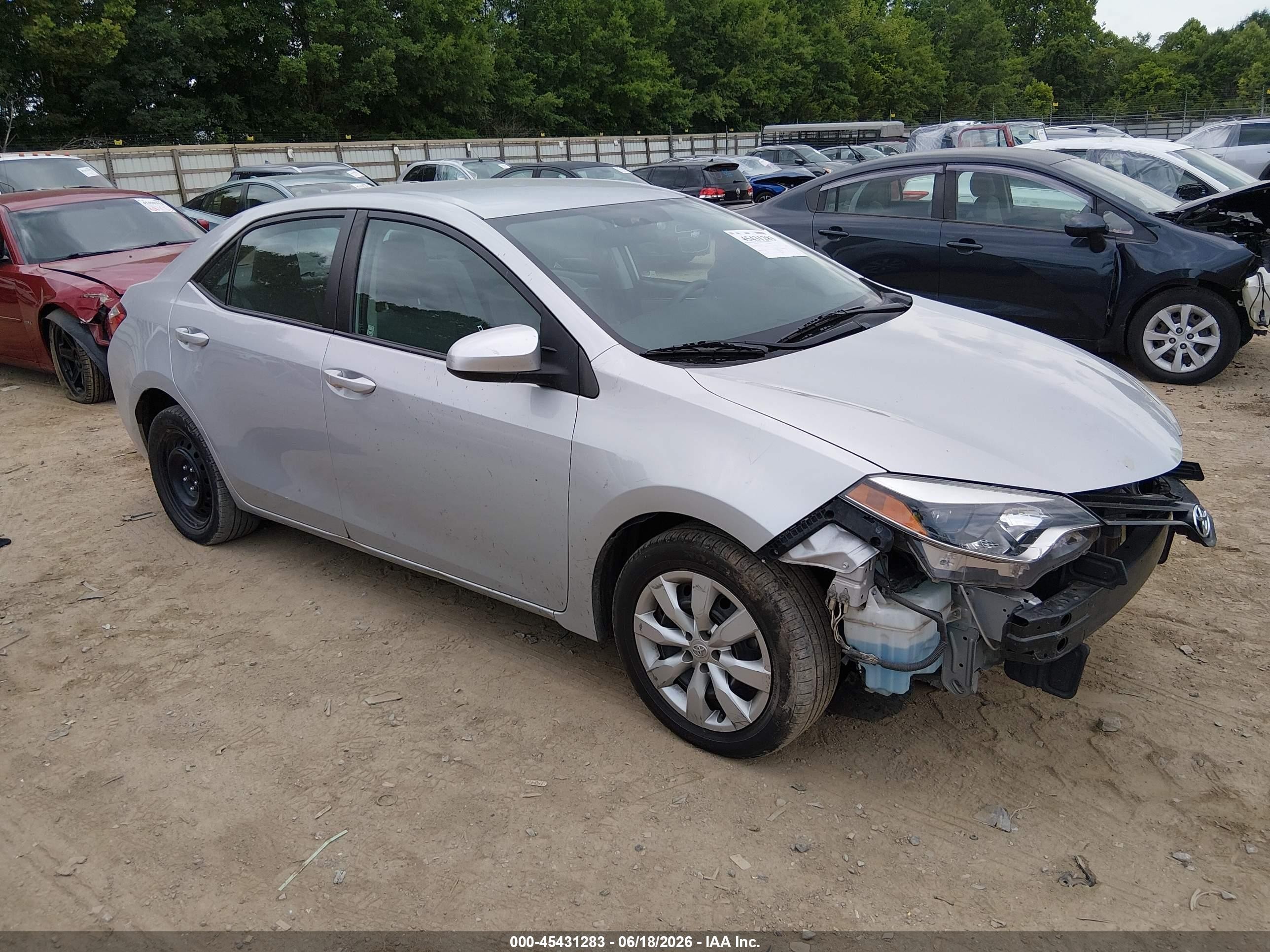 2014 Toyota Corolla Le Silver vin: 2T1BURHE4EC217811