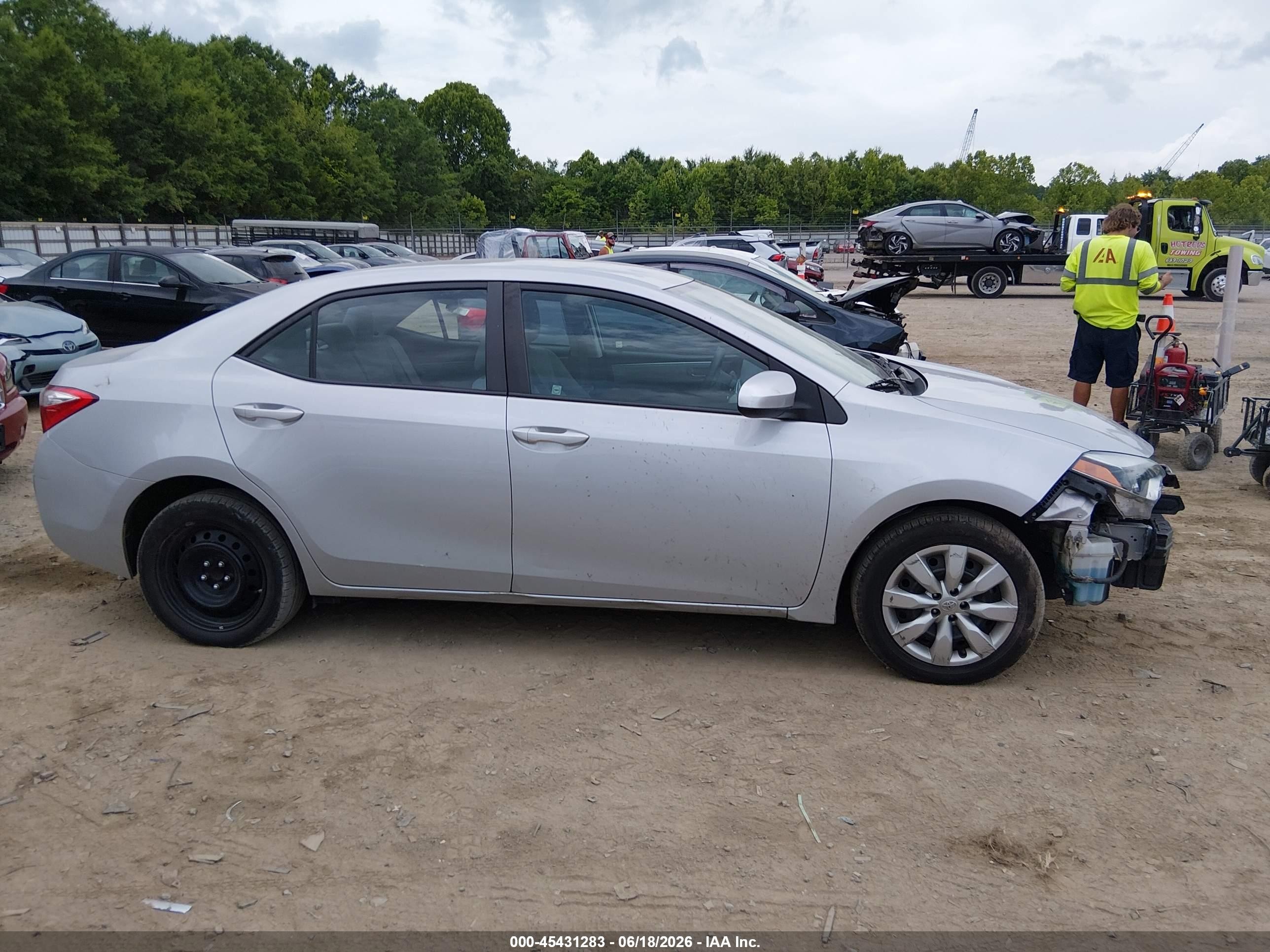2014 Toyota Corolla Le Silver vin: 2T1BURHE4EC217811