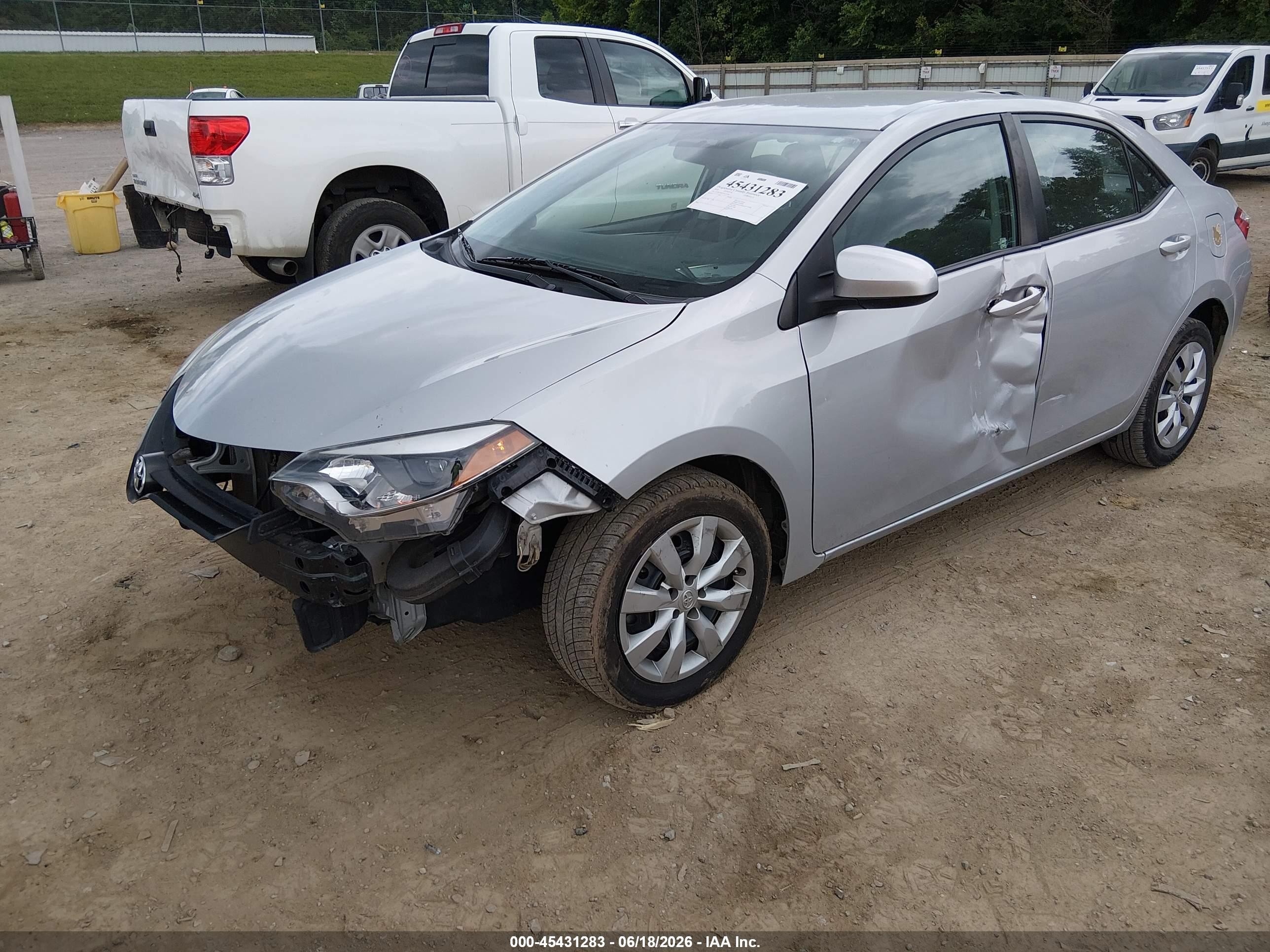 2014 Toyota Corolla Le Silver vin: 2T1BURHE4EC217811