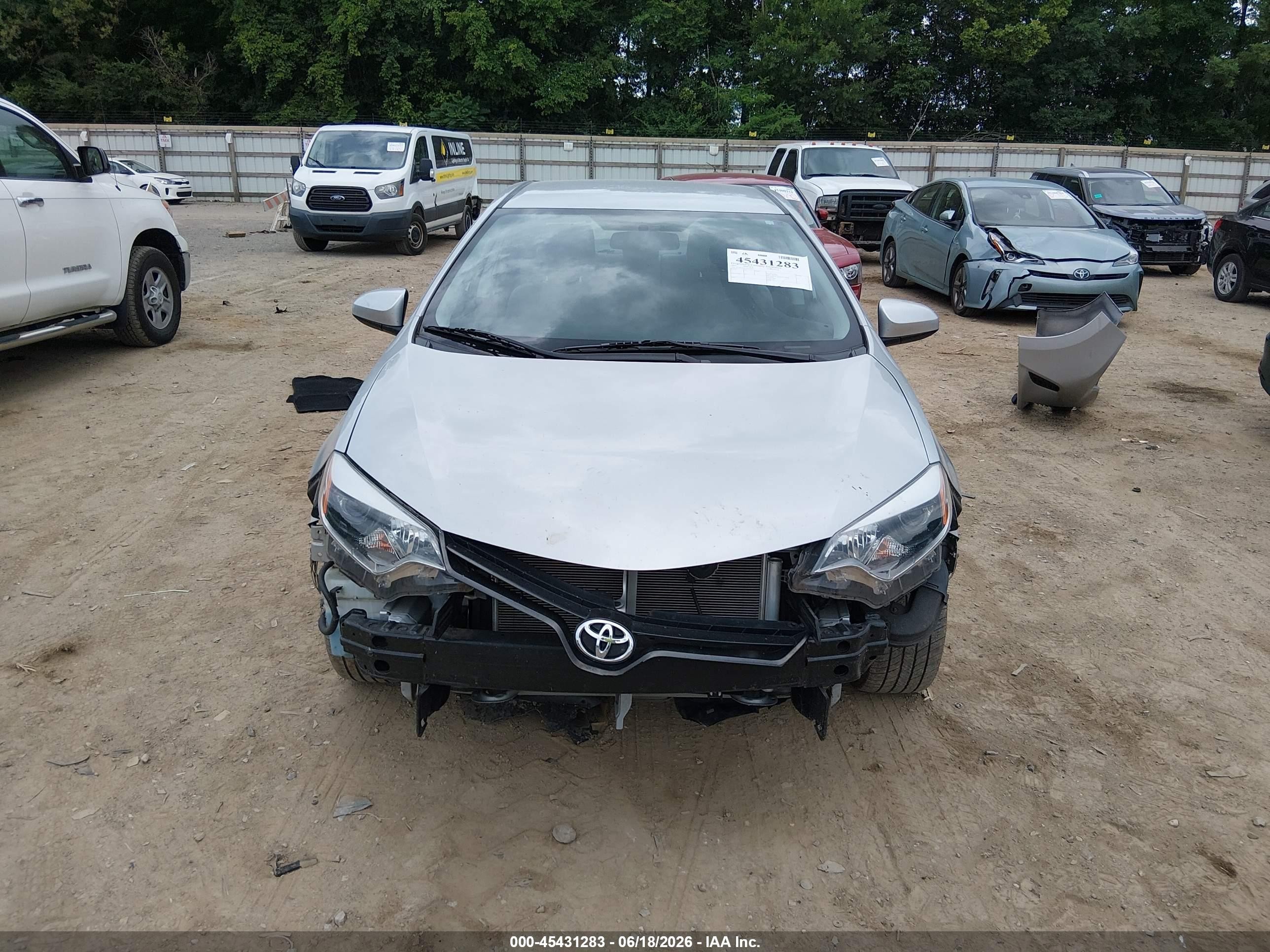2014 Toyota Corolla Le Silver vin: 2T1BURHE4EC217811