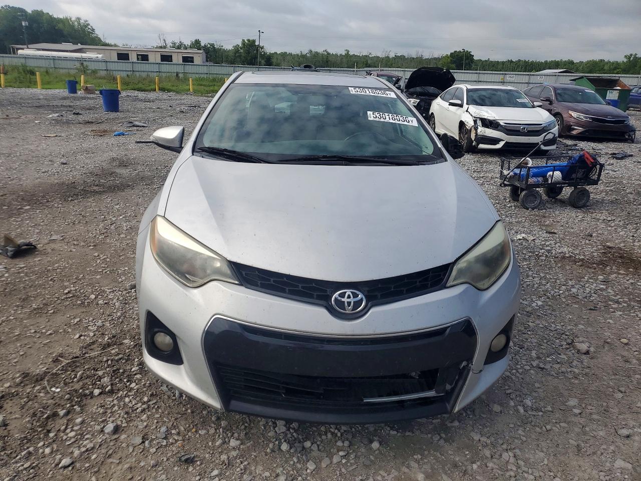 2014 Toyota Corolla S Plus Серебряный vin: 2T1BURHE4EC223687