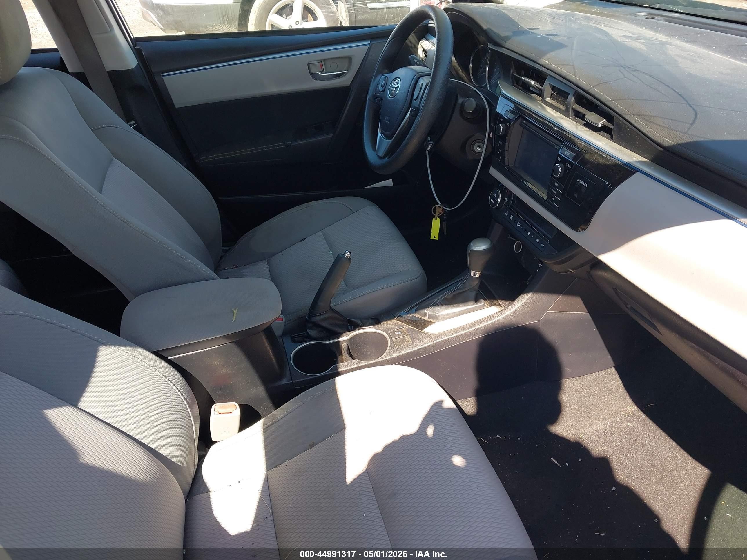 2014 Toyota Corolla Le Gray vin: 2T1BURHE4EC224595