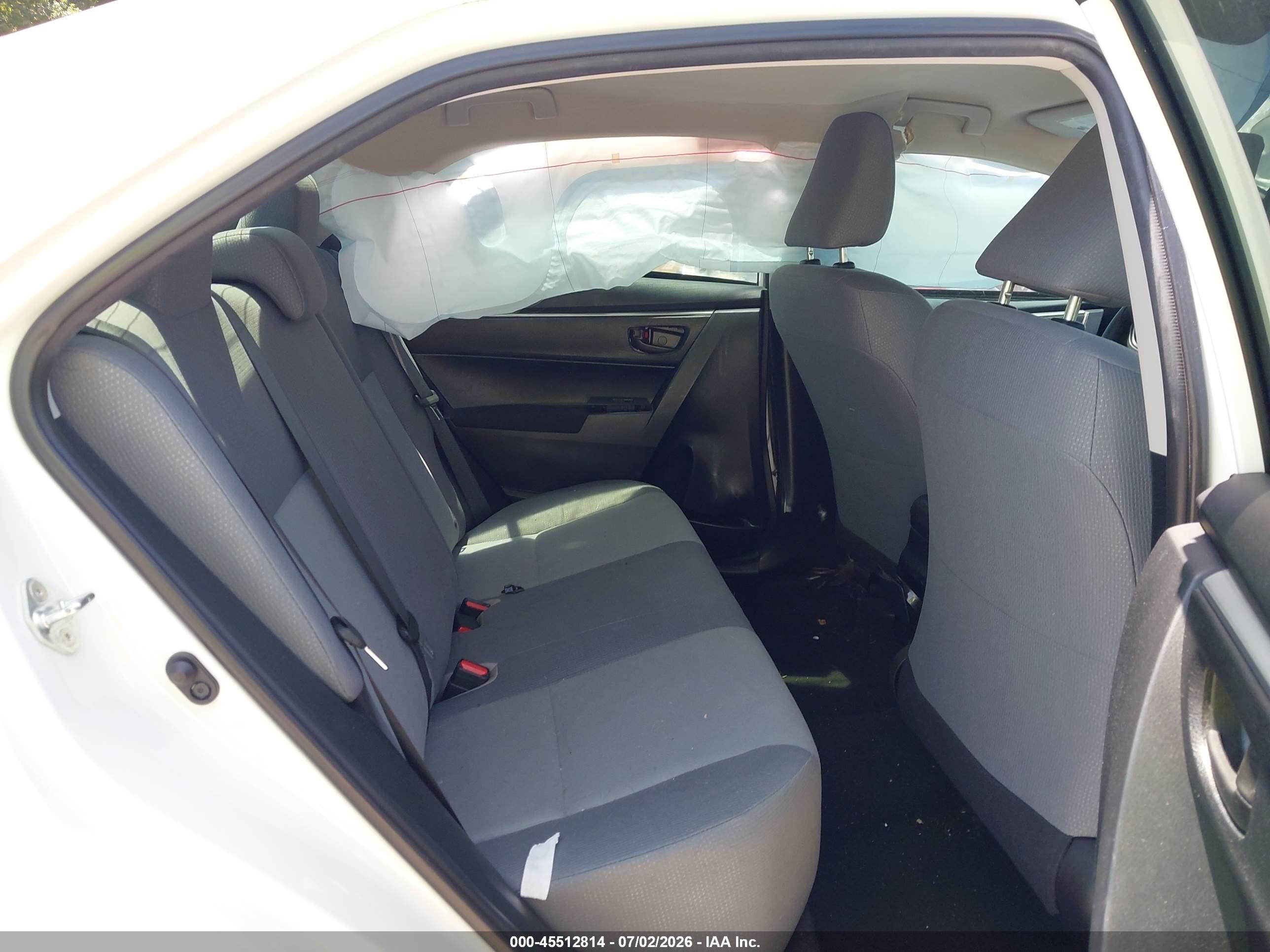 2014 Toyota Corolla L White vin: 2T1BURHE4EC227996