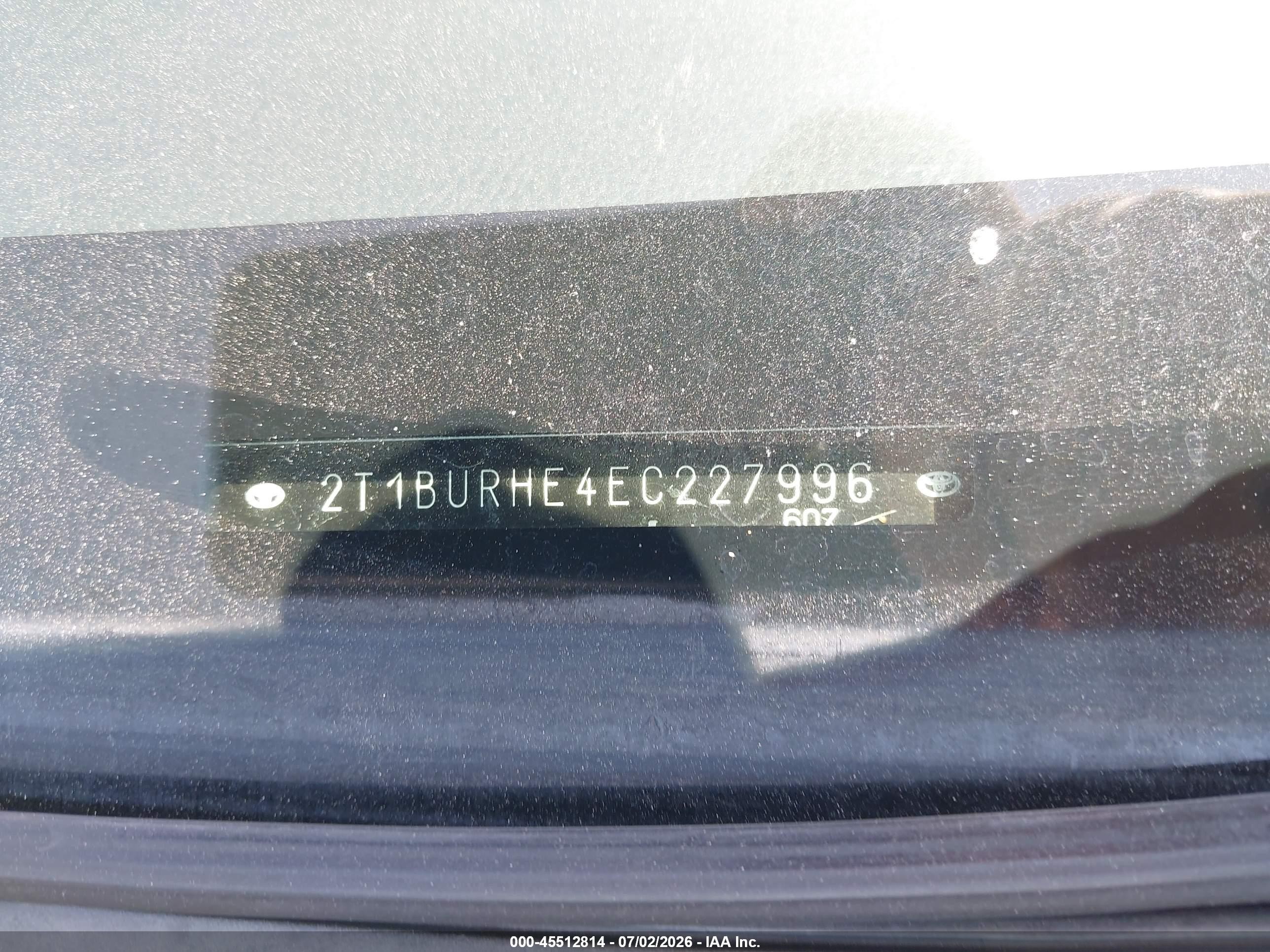 2014 Toyota Corolla L White vin: 2T1BURHE4EC227996