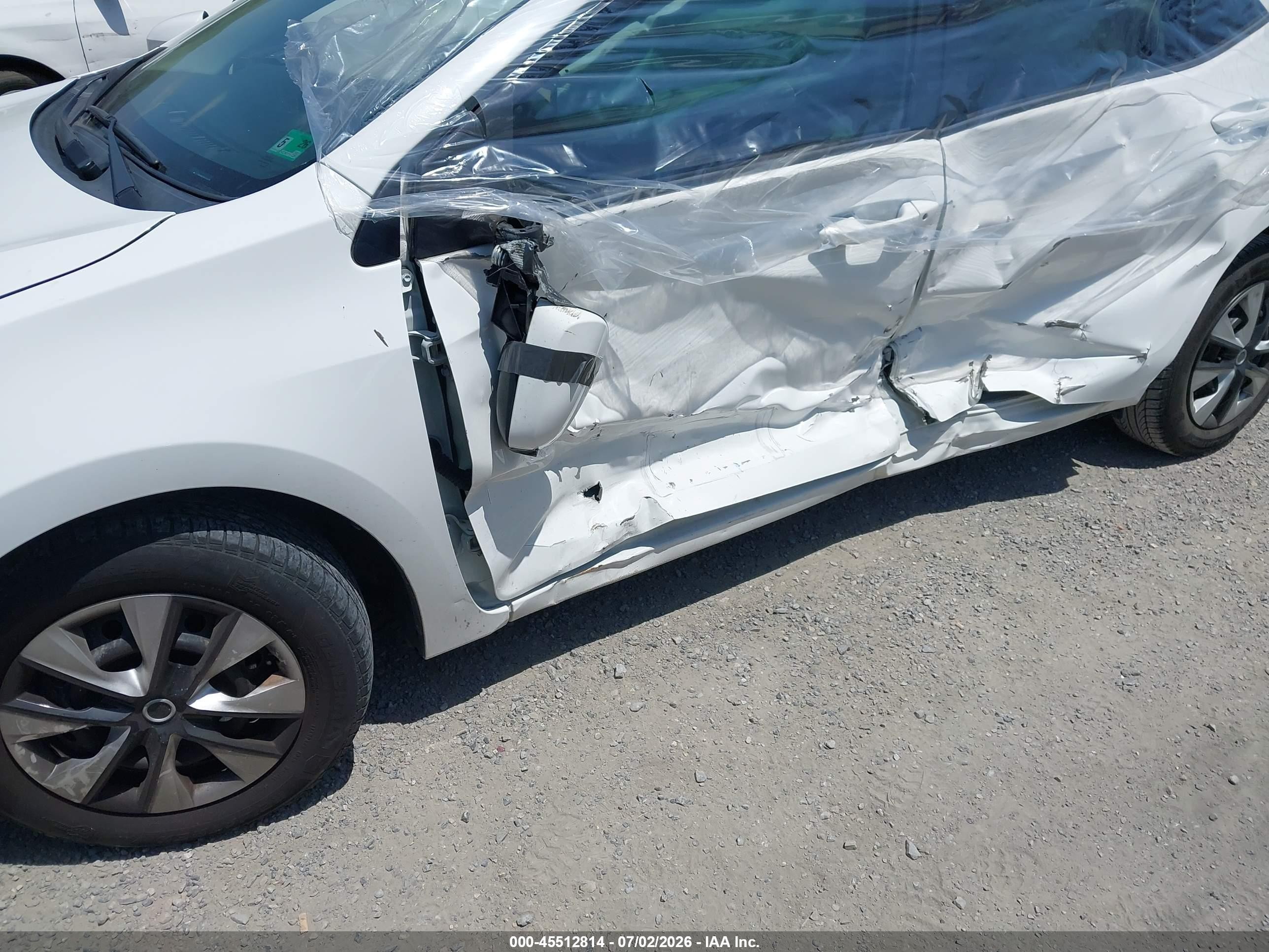 2014 Toyota Corolla L White vin: 2T1BURHE4EC227996