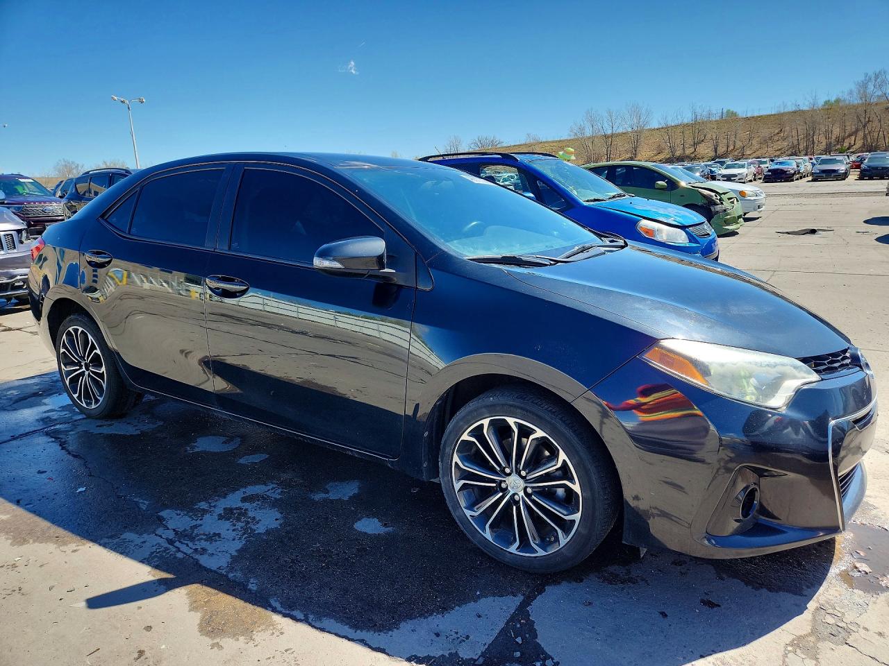 2014 Toyota Corolla S Plus Черный vin: 2T1BURHE4EC228307