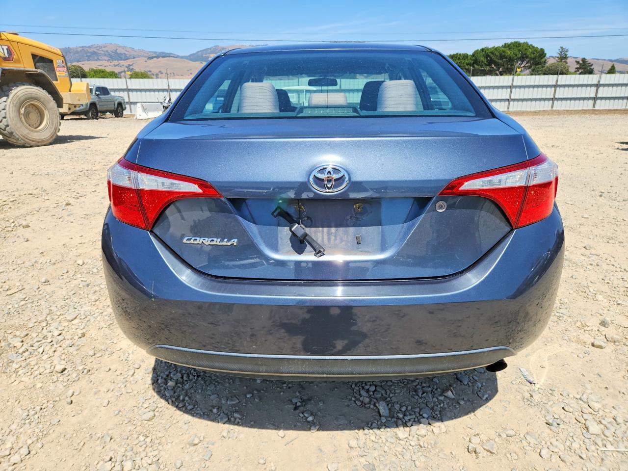 2015 Toyota Corolla L Gray vin: 2T1BURHE4FC236151