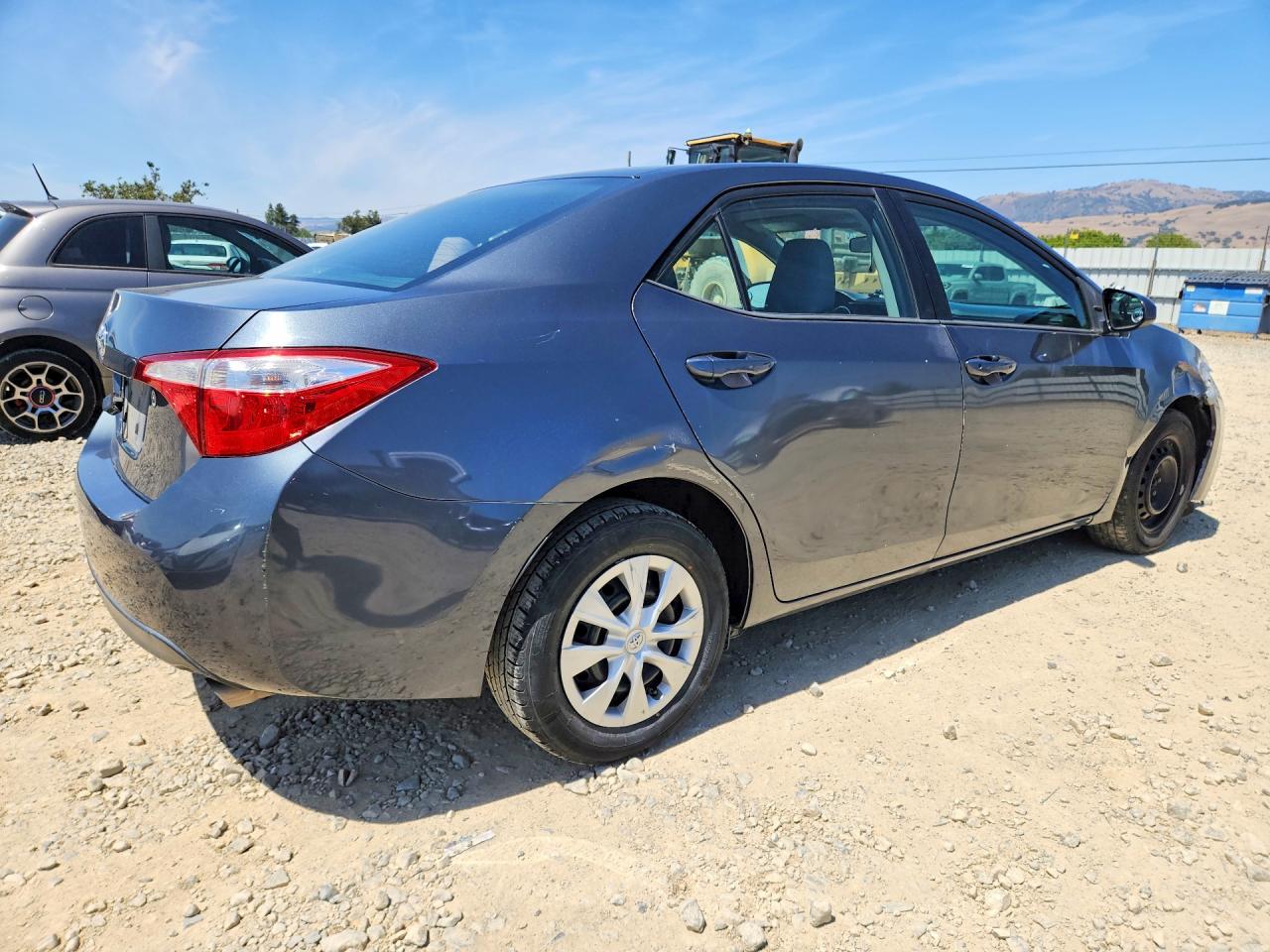 2015 Toyota Corolla L Gray vin: 2T1BURHE4FC236151