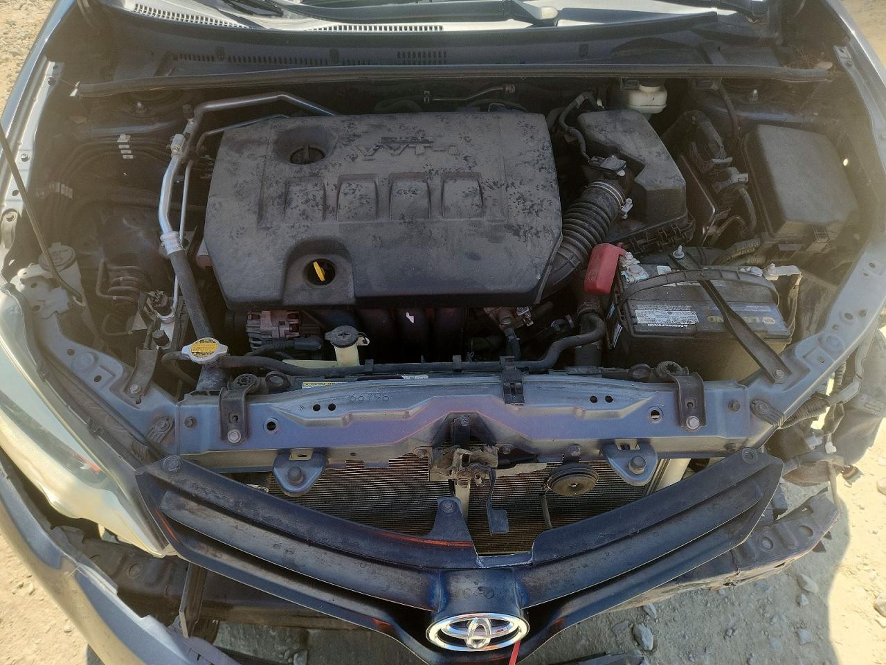 2015 Toyota Corolla L Gray vin: 2T1BURHE4FC236151