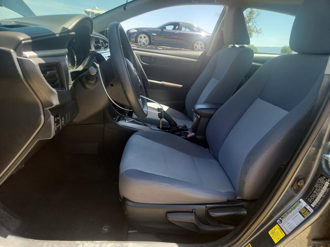2015 Toyota Corolla L Gray vin: 2T1BURHE4FC236151