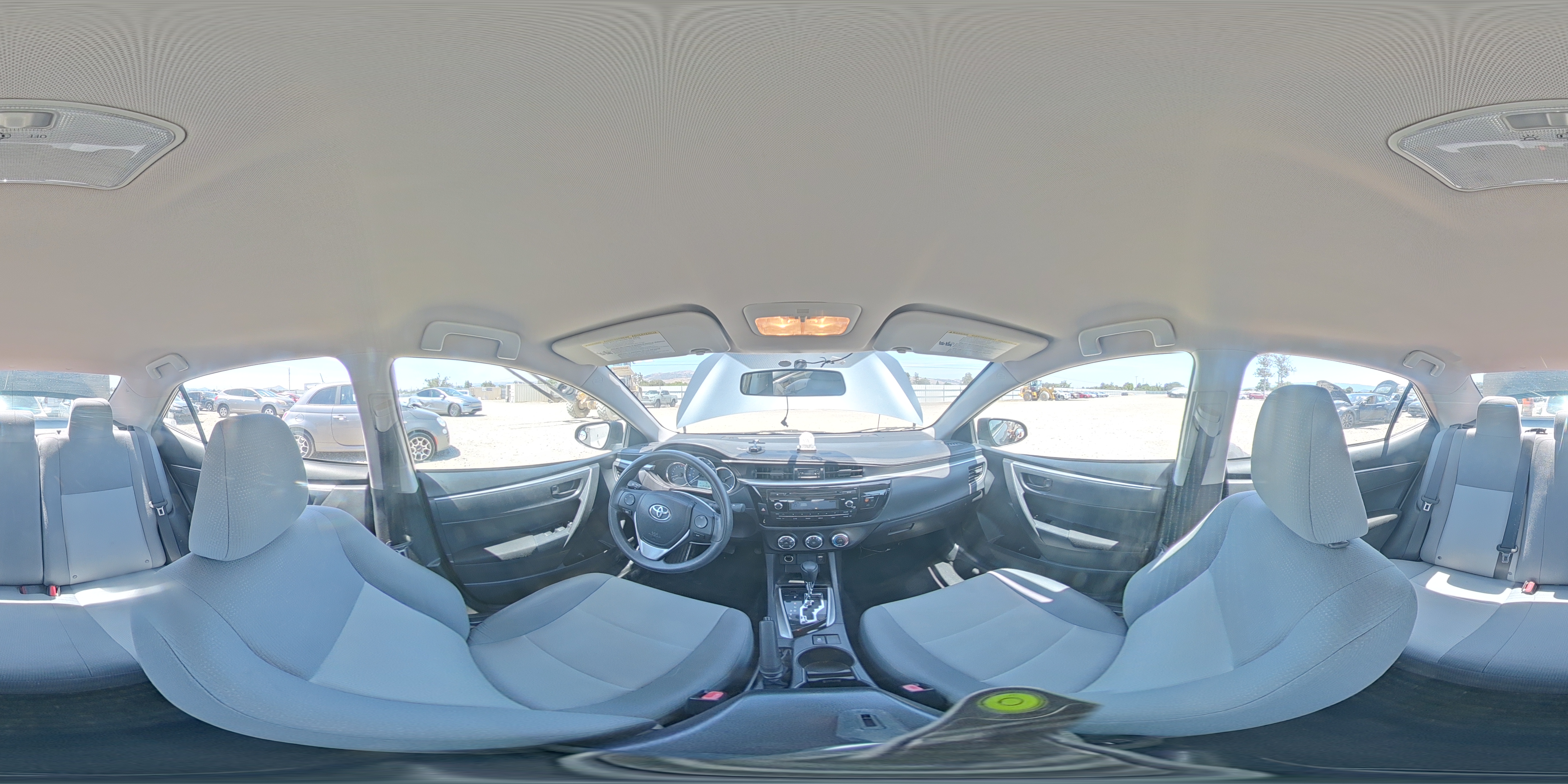 2015 Toyota Corolla L Gray vin: 2T1BURHE4FC236151