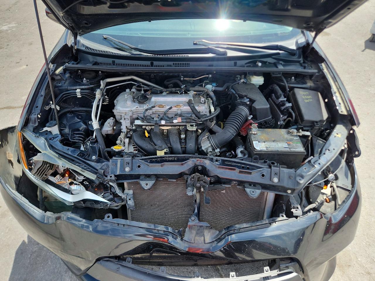 2015 Toyota Corolla L Black vin: 2T1BURHE4FC245187