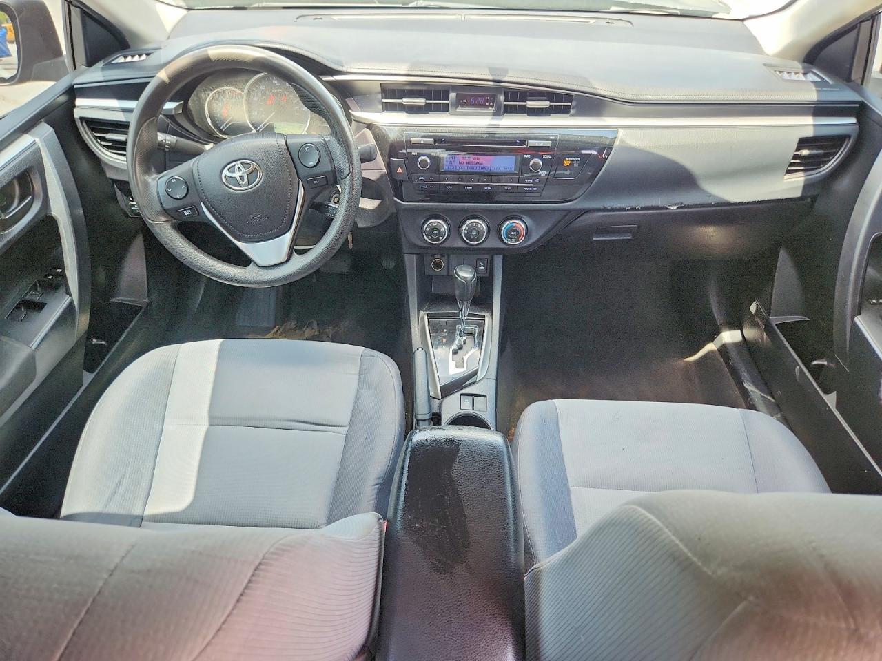 2015 Toyota Corolla L Black vin: 2T1BURHE4FC245187