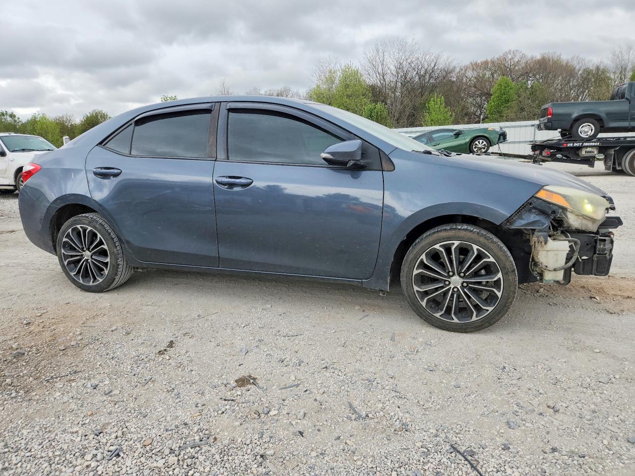 2015 Toyota Corolla S Plus Blue vin: 2T1BURHE4FC247361