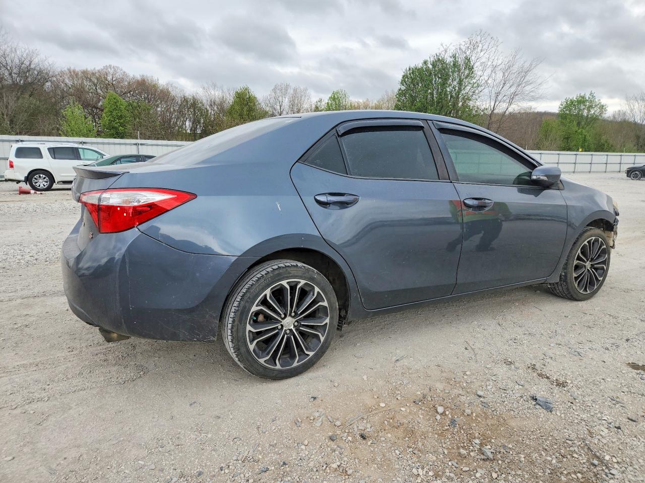 2015 Toyota Corolla S Plus Blue vin: 2T1BURHE4FC247361