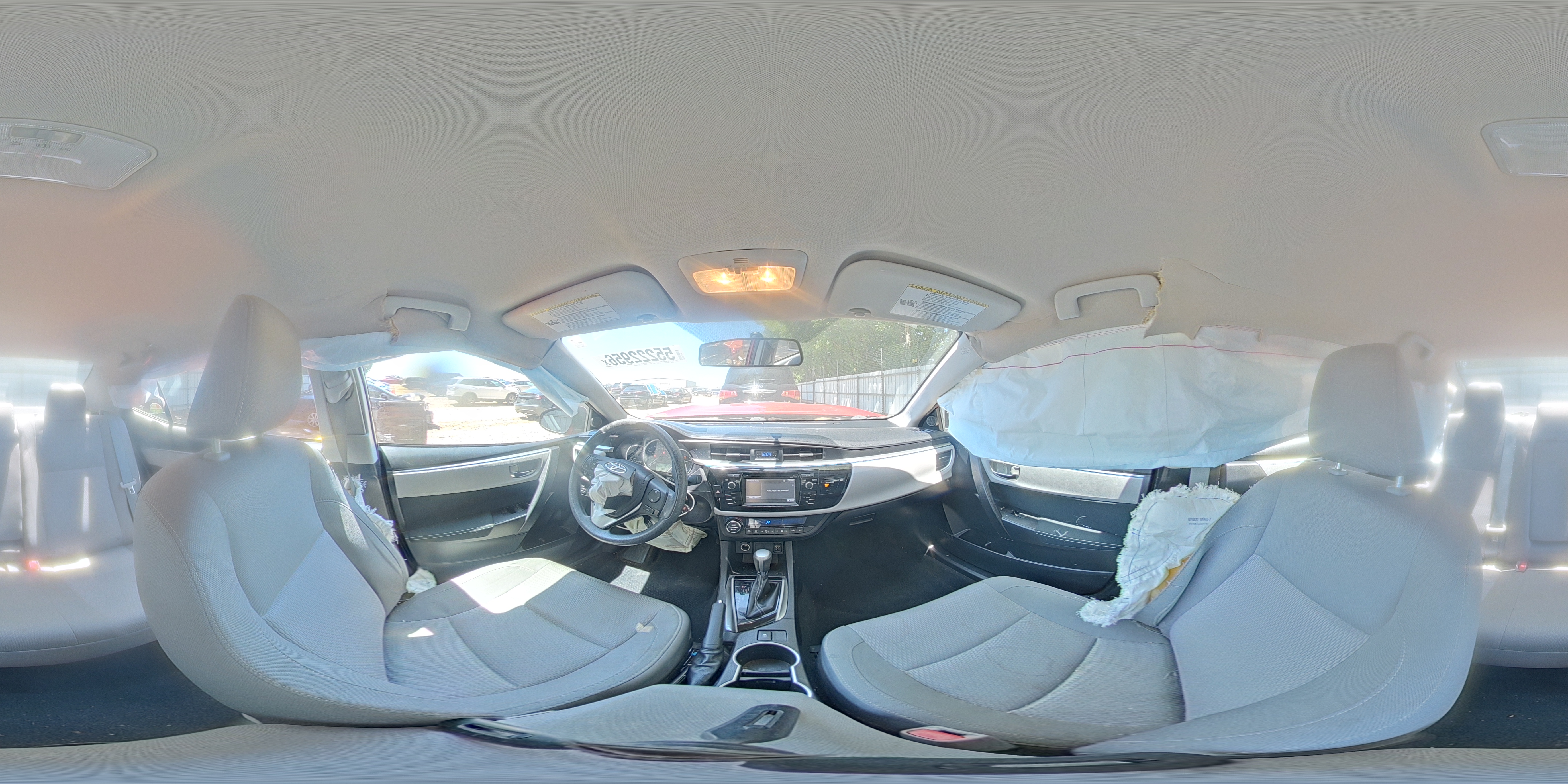 2015 Toyota Corolla Le Red vin: 2T1BURHE4FC253872