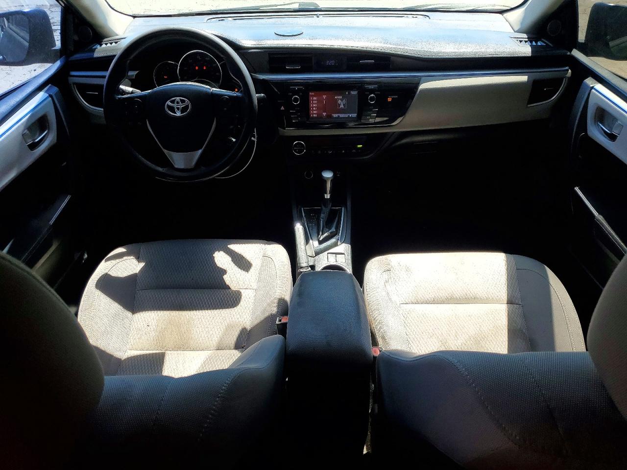 2015 Toyota Corolla Le Серый vin: 2T1BURHE4FC259235