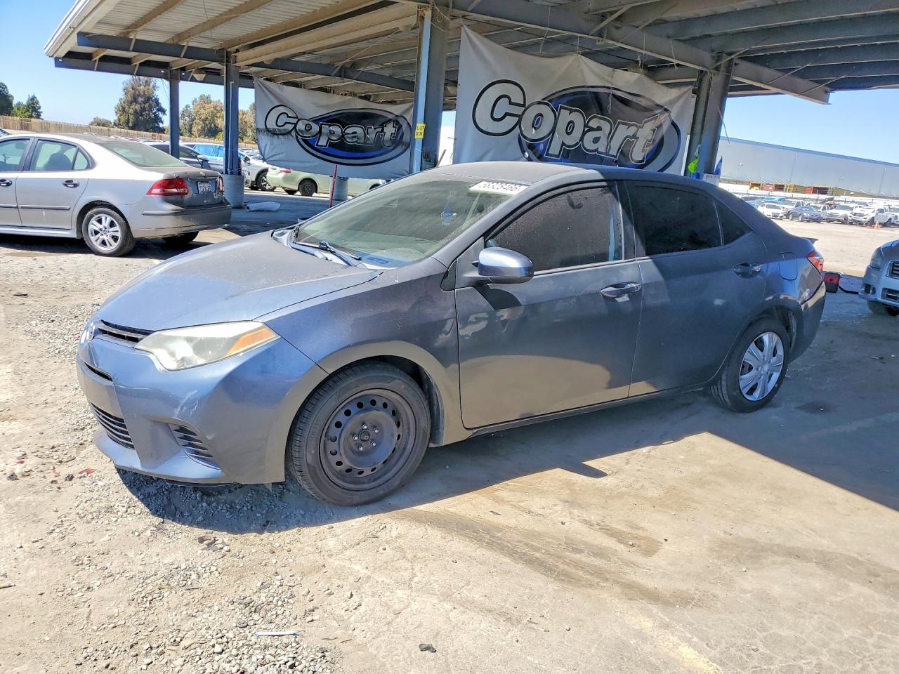 2015 Toyota Corolla Le Серый vin: 2T1BURHE4FC259235
