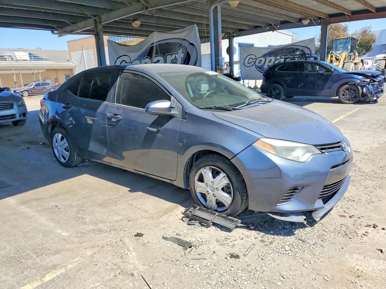 2015 Toyota Corolla Le Серый vin: 2T1BURHE4FC259235