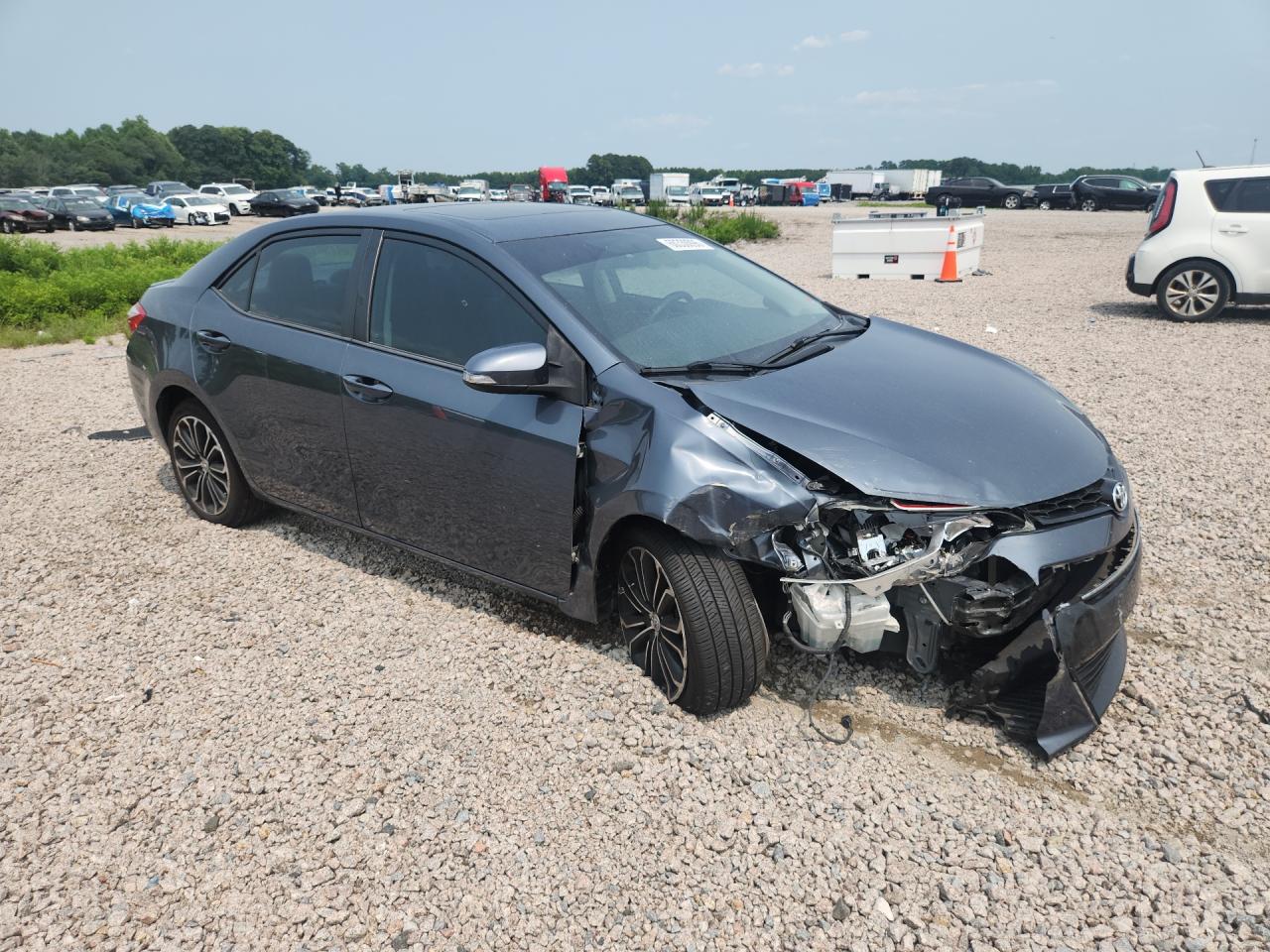 2015 Toyota Corolla S Plus Blue vin: 2T1BURHE4FC262880