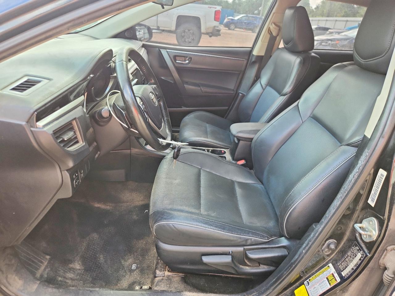 2015 Toyota Corolla S Plus Black vin: 2T1BURHE4FC285981