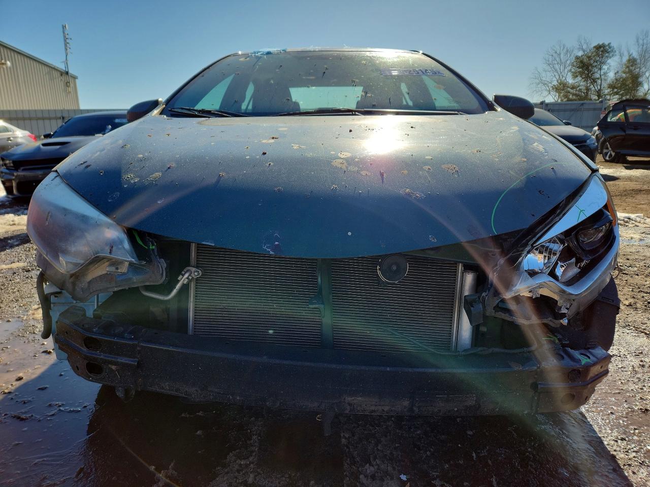 2015 Toyota Corolla L Green vin: 2T1BURHE4FC291330