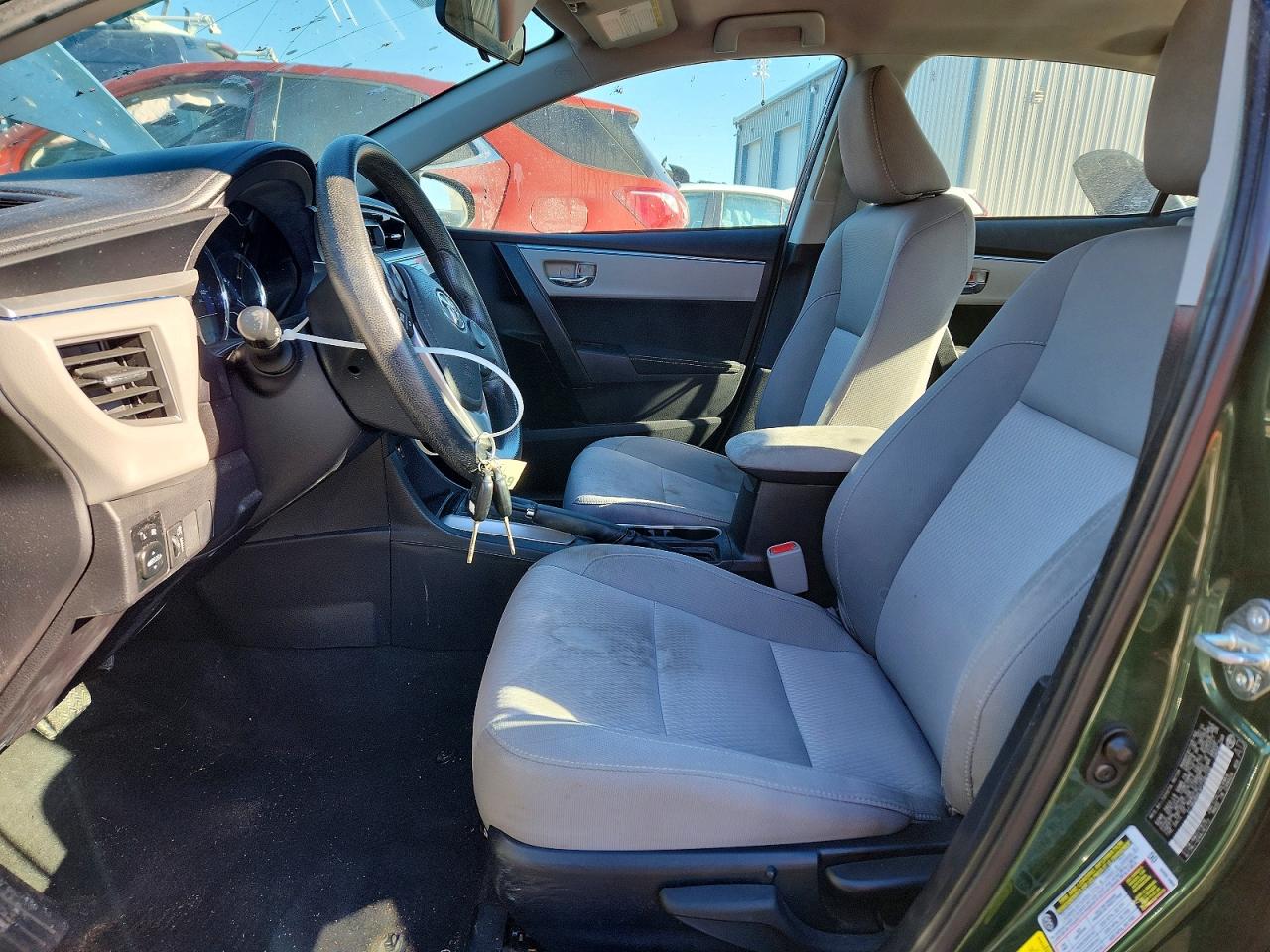 2015 Toyota Corolla L Green vin: 2T1BURHE4FC291330