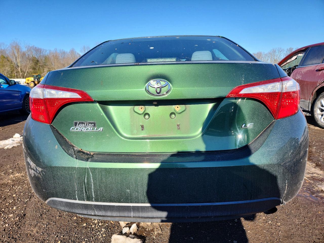 2015 Toyota Corolla L Green vin: 2T1BURHE4FC291330