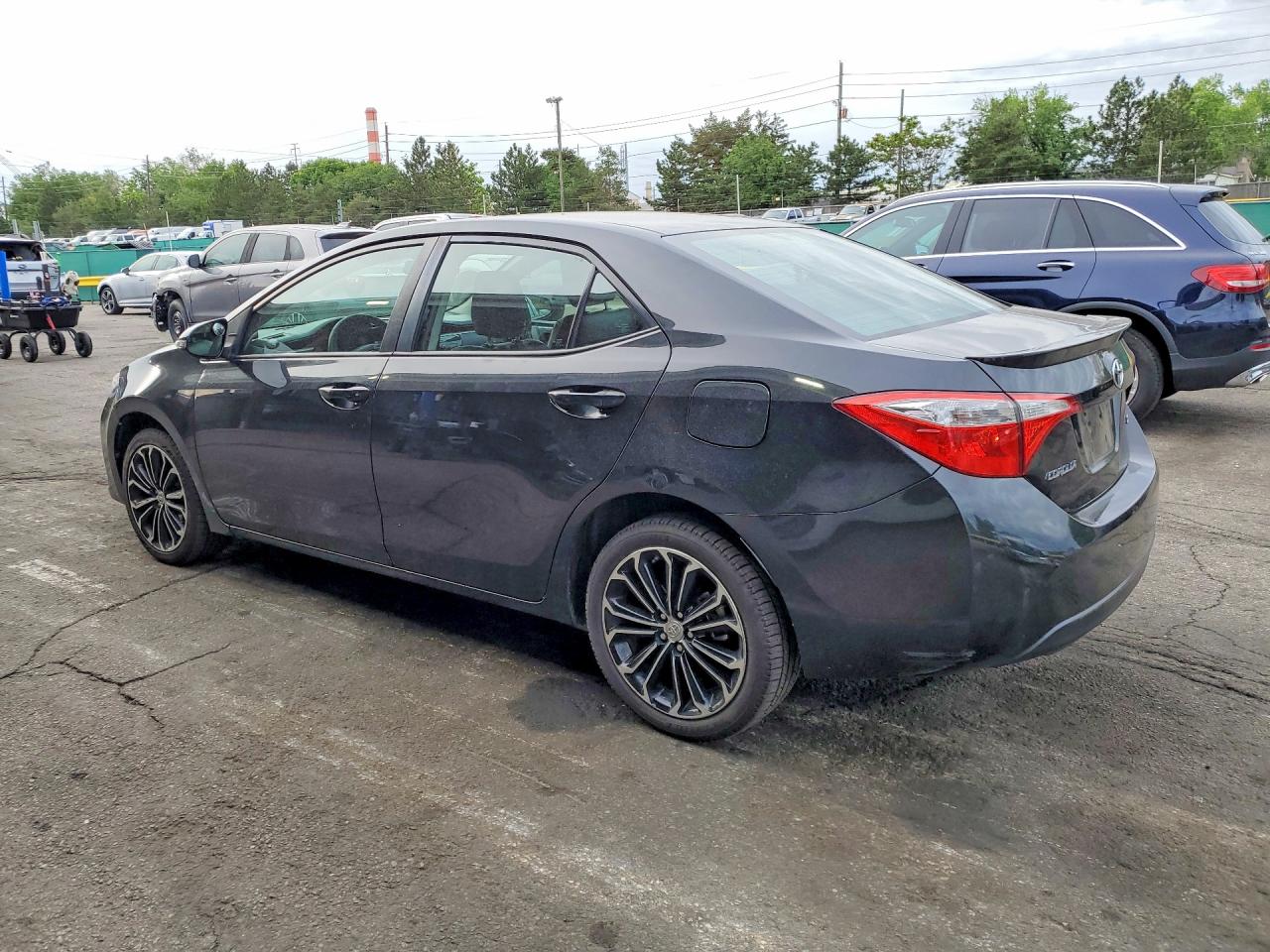 2015 Toyota Corolla S Plus Black vin: 2T1BURHE4FC298195