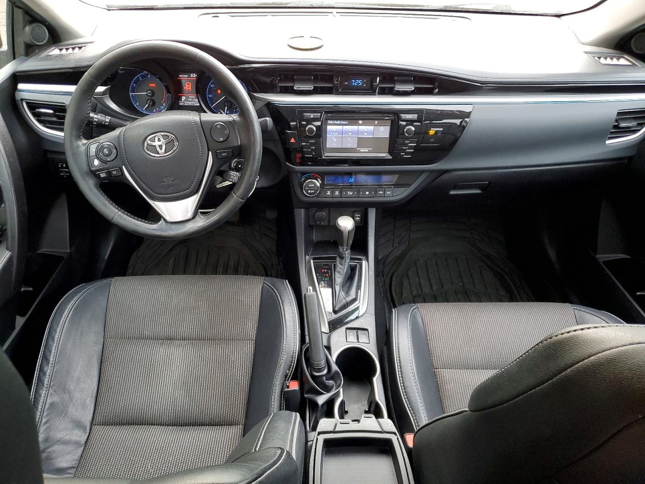 2015 Toyota Corolla S Plus Black vin: 2T1BURHE4FC298195