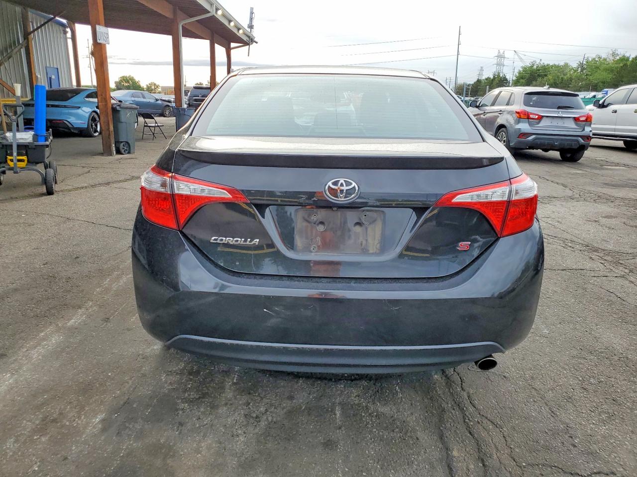 2015 Toyota Corolla S Plus Black vin: 2T1BURHE4FC298195