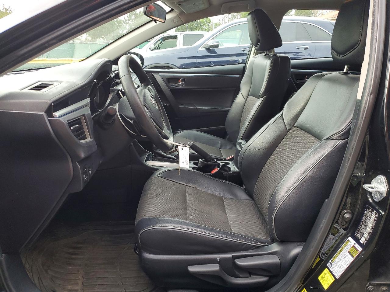 2015 Toyota Corolla S Plus Black vin: 2T1BURHE4FC298195