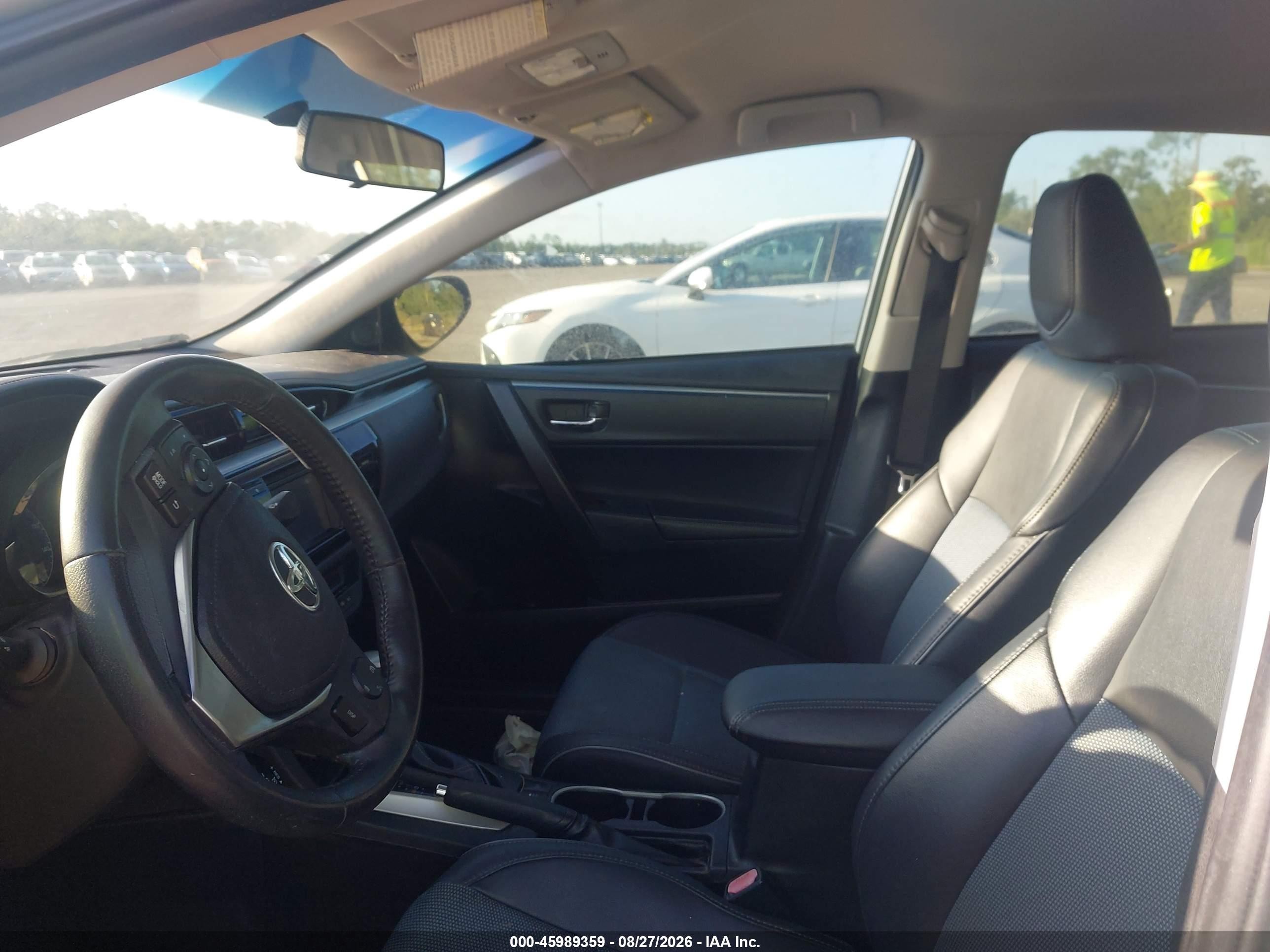 2015 Toyota Corolla S Silver vin: 2T1BURHE4FC299721