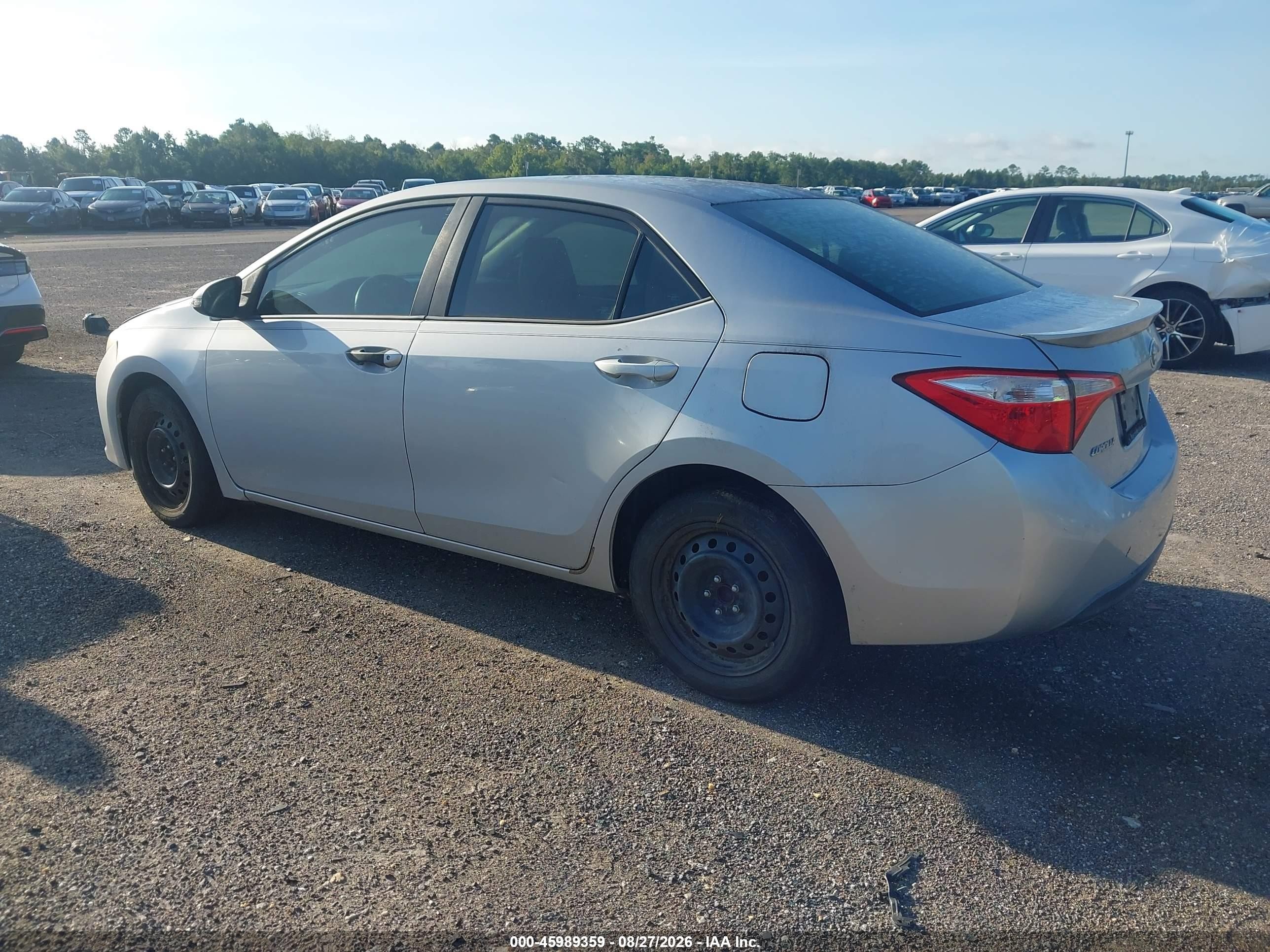 2015 Toyota Corolla S Silver vin: 2T1BURHE4FC299721