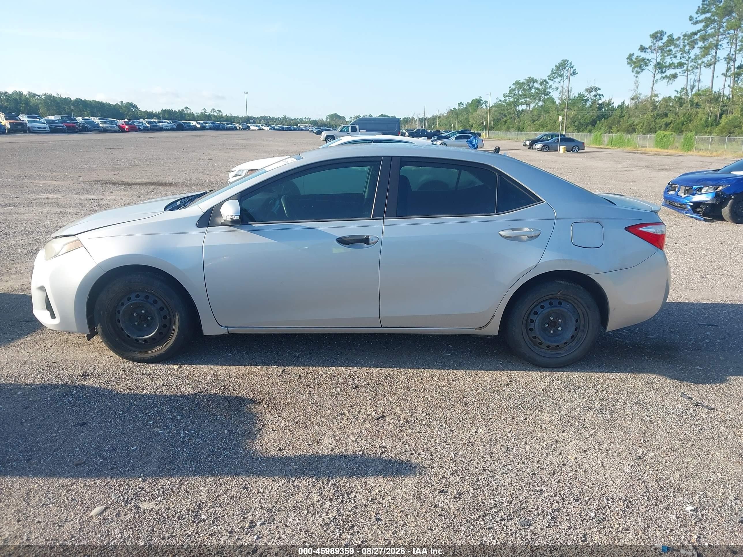 2015 Toyota Corolla S Silver vin: 2T1BURHE4FC299721