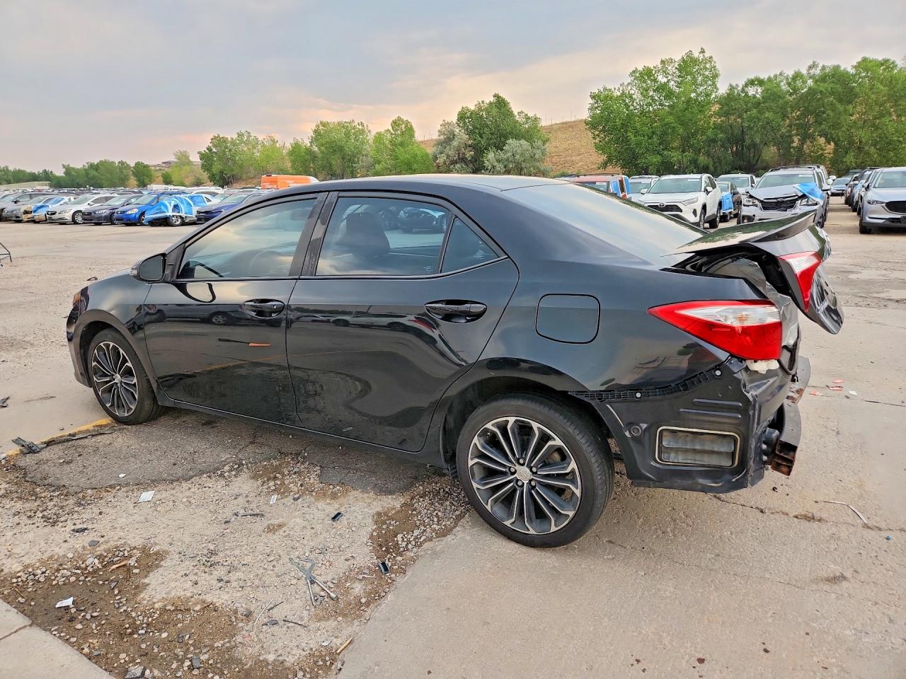 2015 Toyota Corolla S Plus Black vin: 2T1BURHE4FC303010