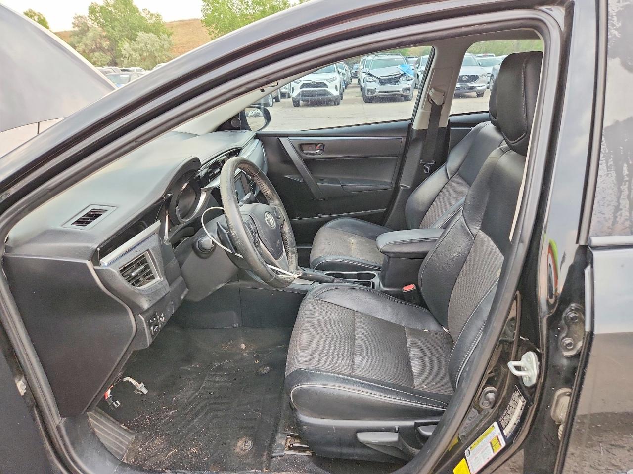 2015 Toyota Corolla S Plus Black vin: 2T1BURHE4FC303010