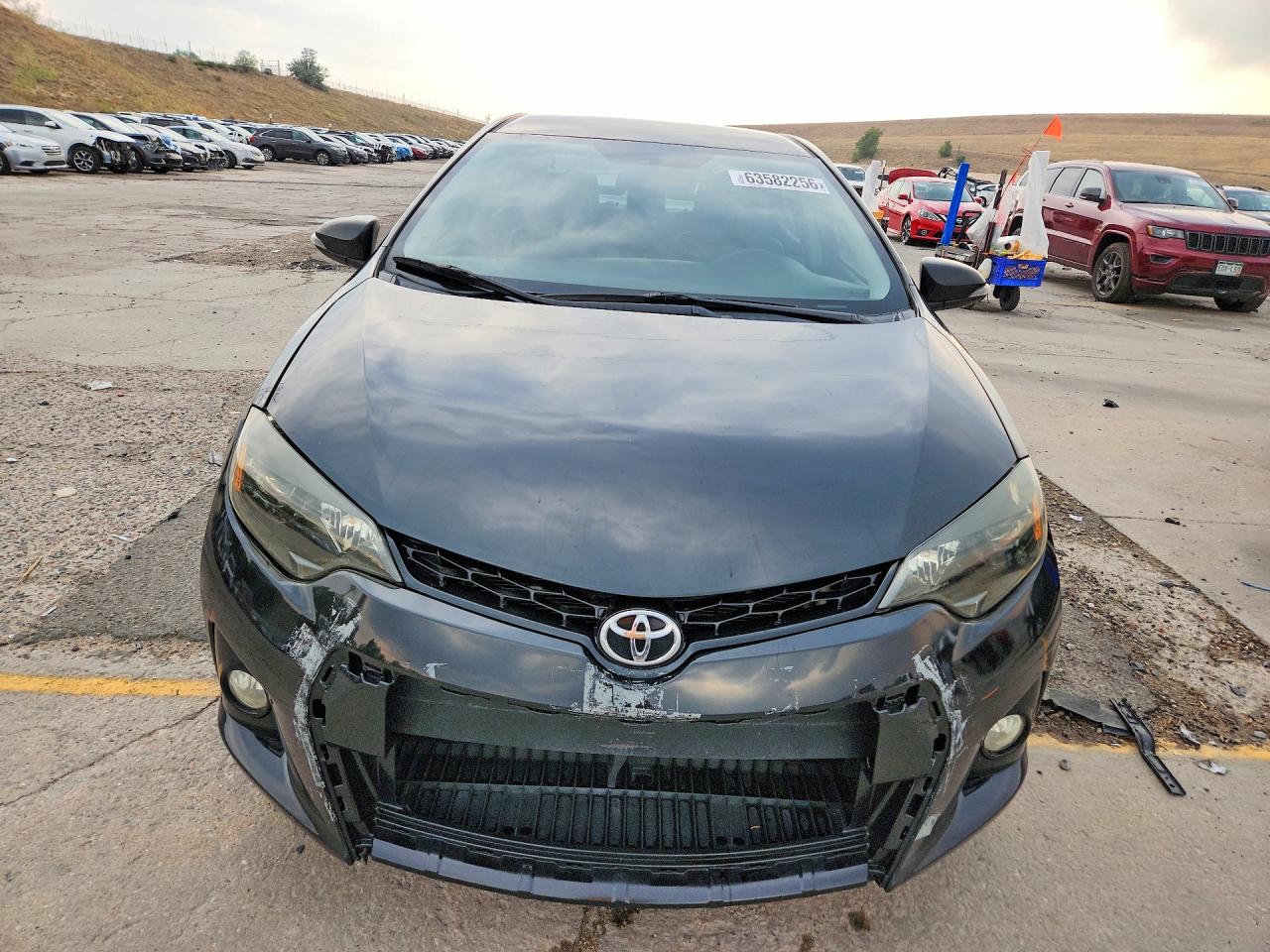 2015 Toyota Corolla S Plus Black vin: 2T1BURHE4FC303010